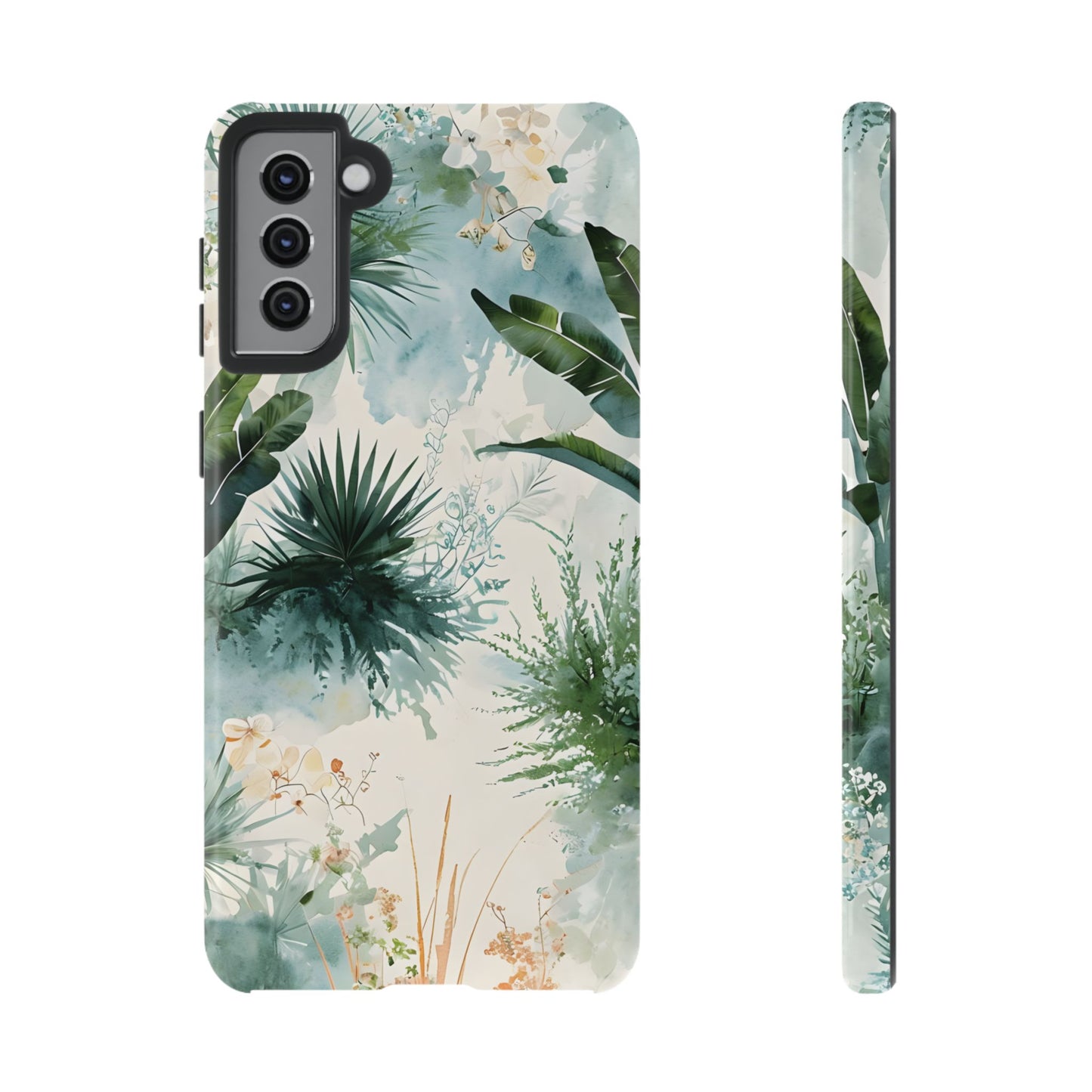 Tropical Botanical Watercolor - Tough Samsung Galaxy Case