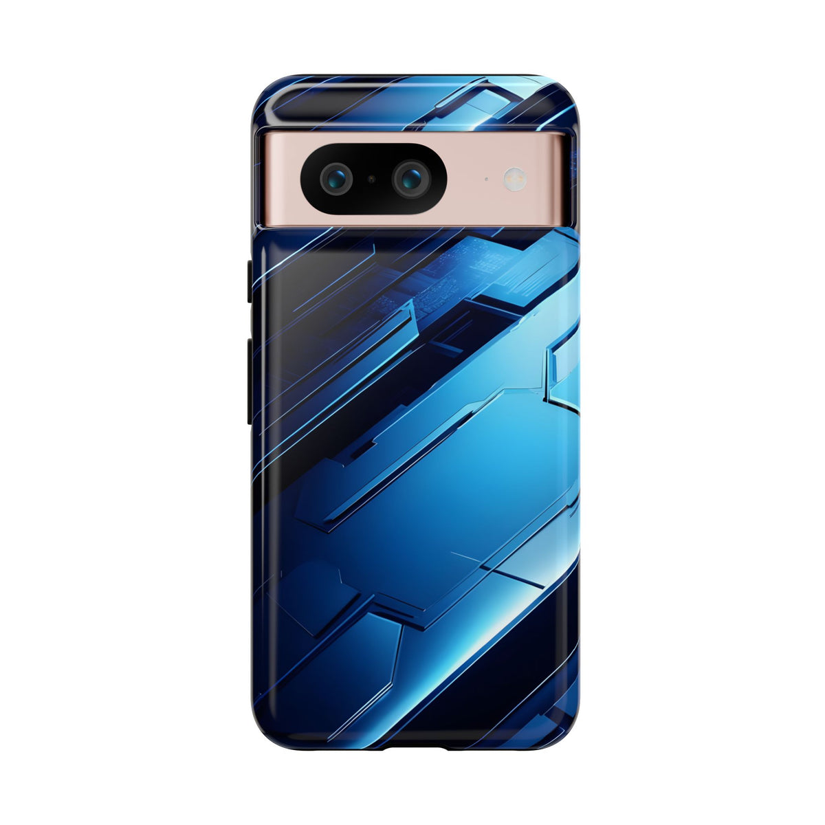 Blue Tech Matrix - Tough Google Pixel Case