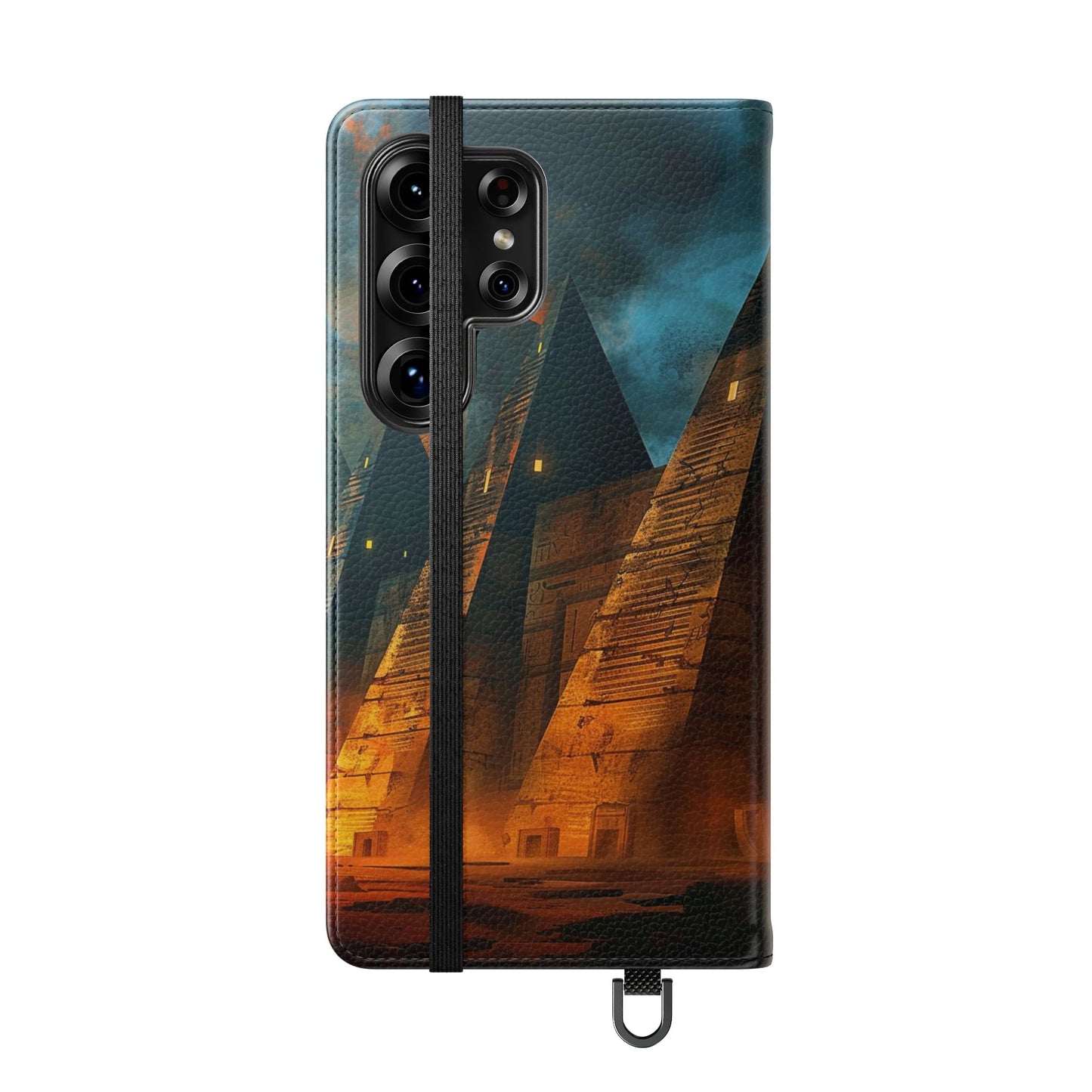 Ancient Egyptian Pyramids Sunset - Wallet Flip Case