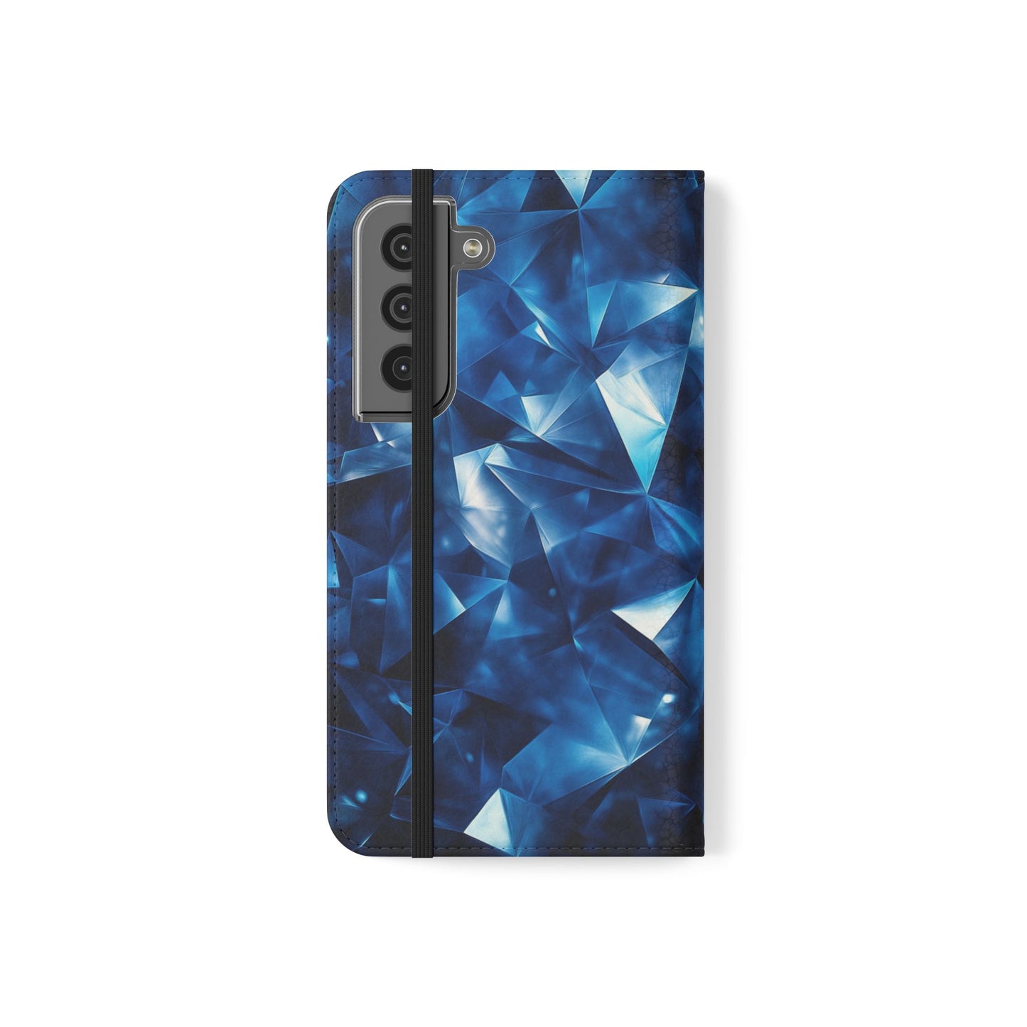 Sapphire Crystal Shards - Wallet Flip Case