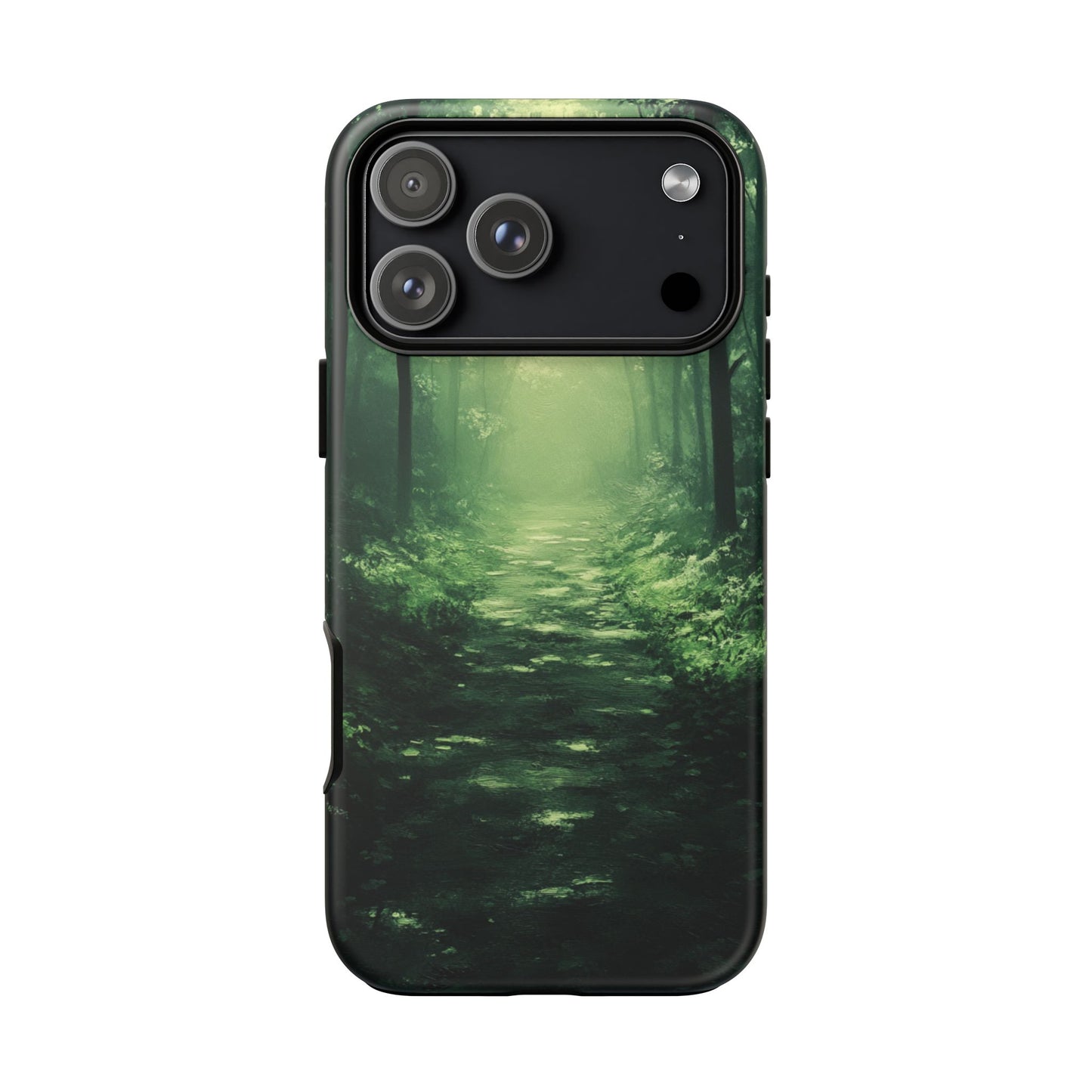 Emerald Mist Forest Path - Tough iPhone Case