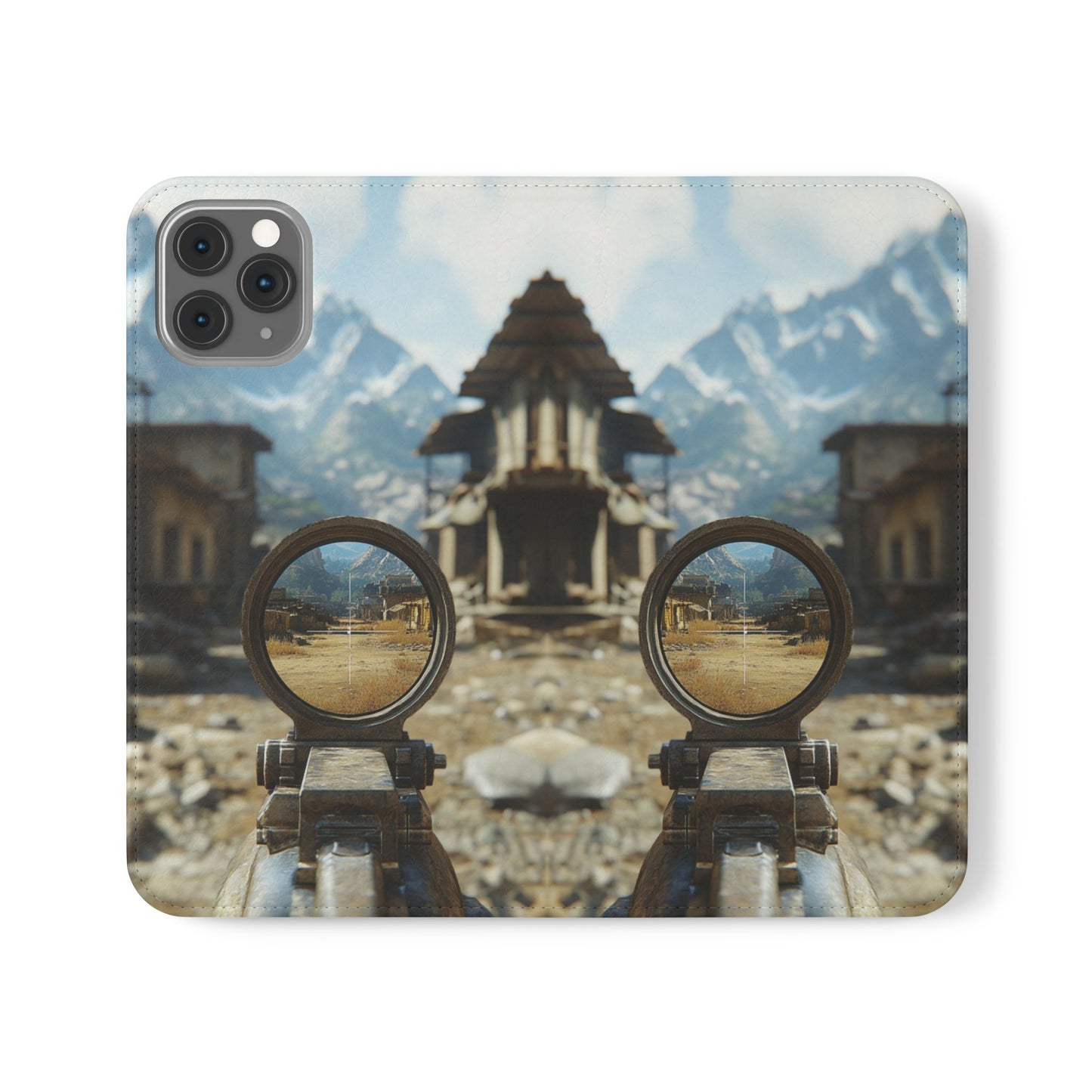 Desert Sniper Focus - Wallet Flip Case
