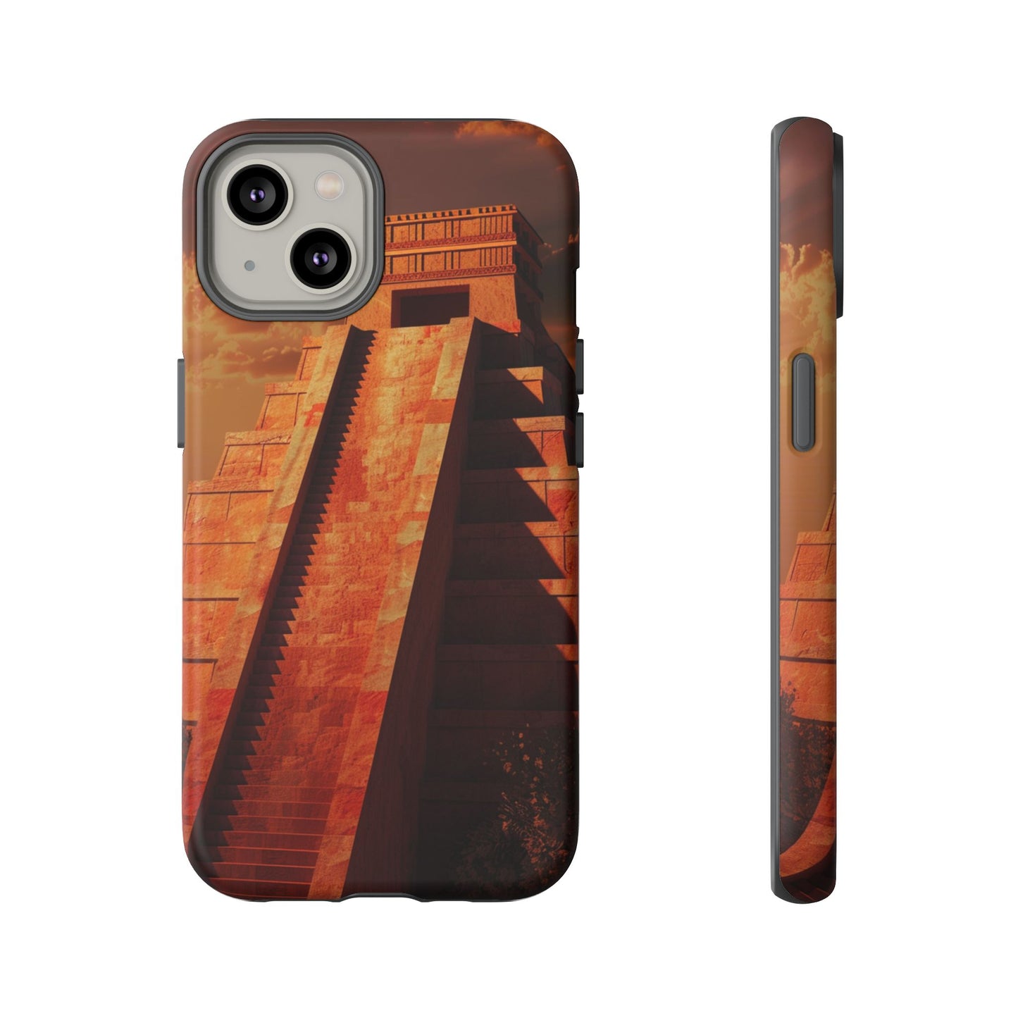 Mayan Pyramid Twilight Phone Case – iPhone, Google Pixel, Samsung Galaxy