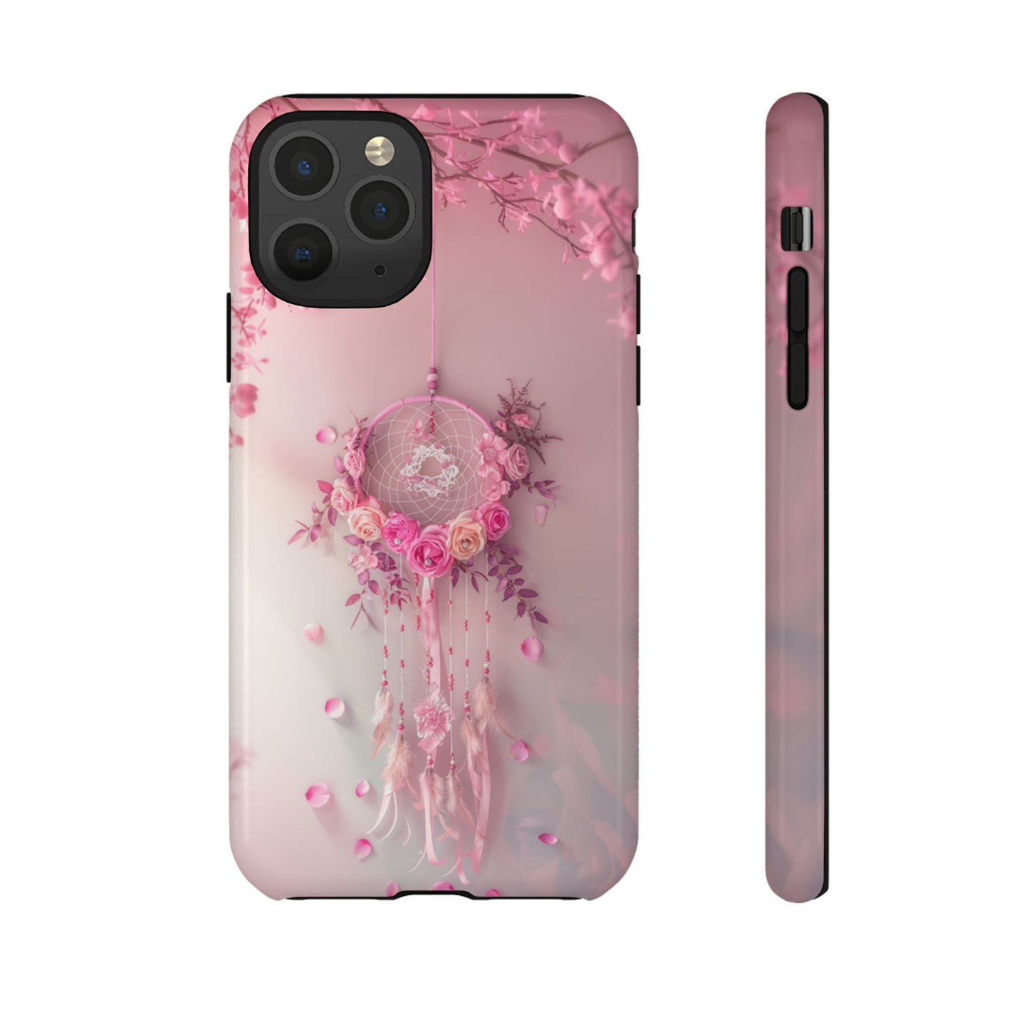 Pink Rose Dreamcatcher - Tough iPhone Case