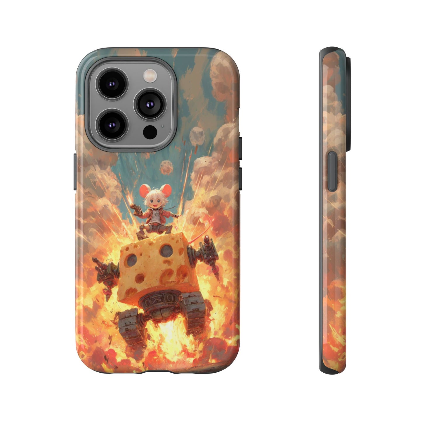 Battle Tank Mouse - Tough iPhone Case