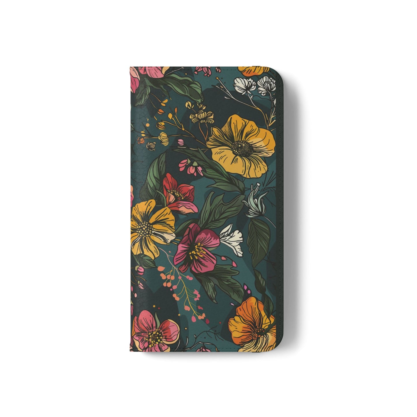 Vintage Floral Bloom - Wallet Flip Case