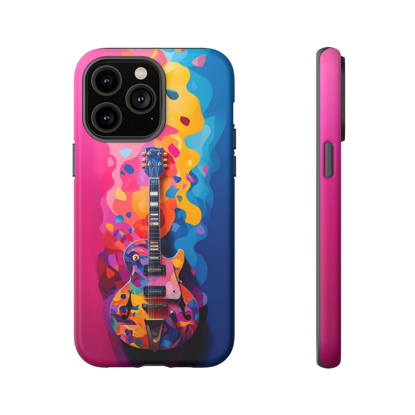 Vibrant Abstract Guitar Phone Case - iPhone, Google Pixel, Samsung Galaxy