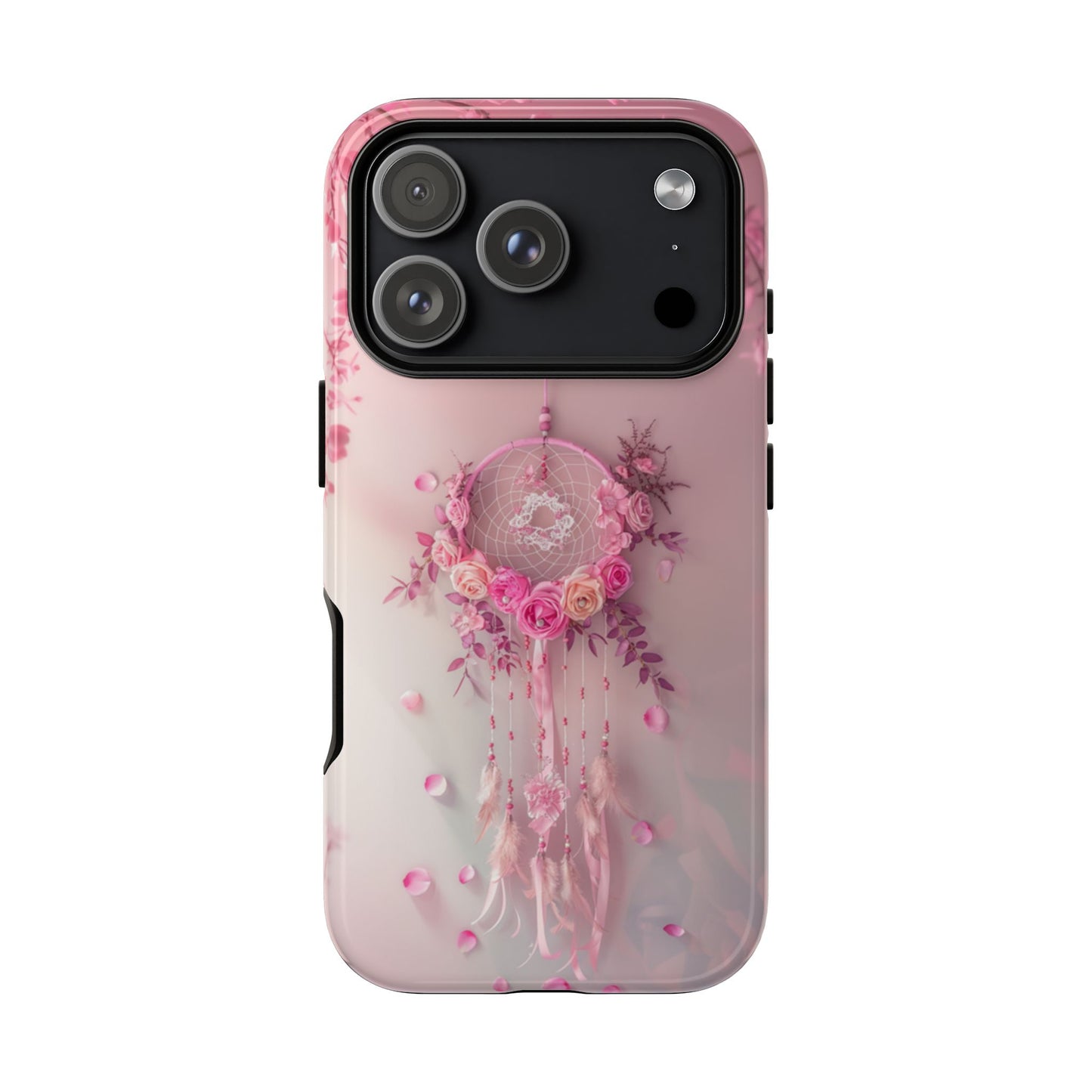 Pink Rose Dreamcatcher - Tough iPhone Case