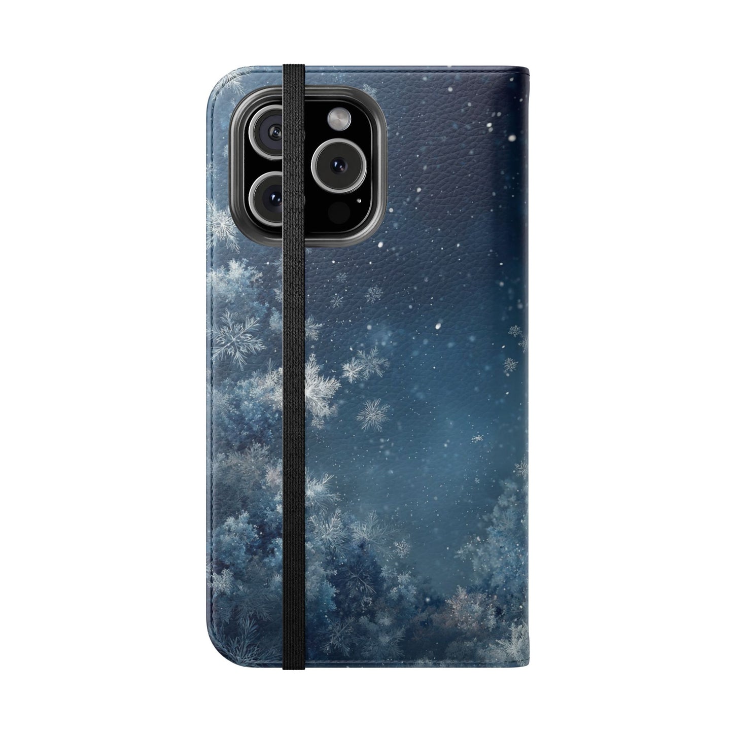 Winter Snowflakes - Wallet Flip Case