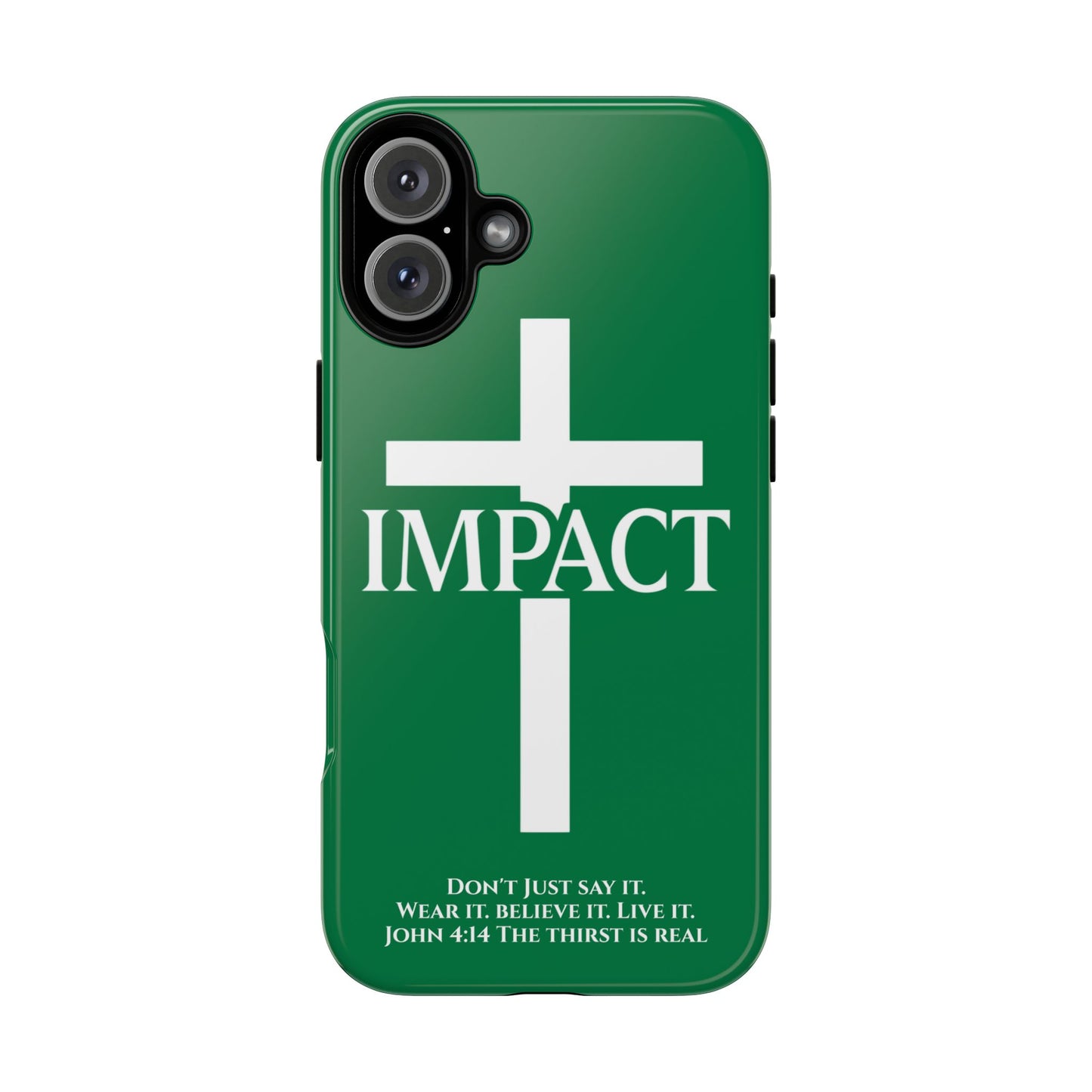 Impact Green - Tough iPhone Case