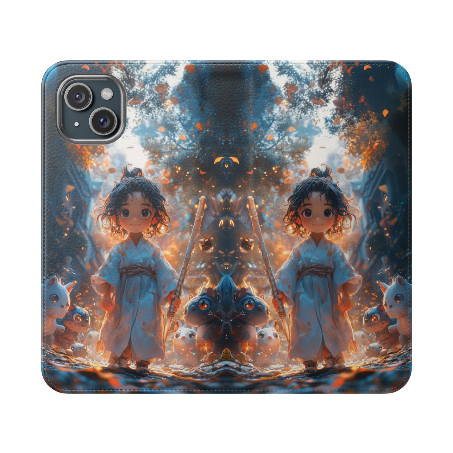 Forest Spirit Child - Wallet Flip Case