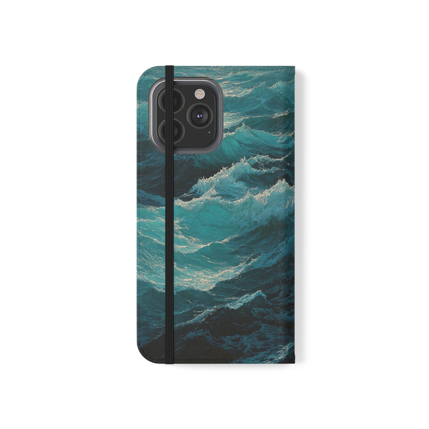 Ocean Waves - Wallet Flip Case