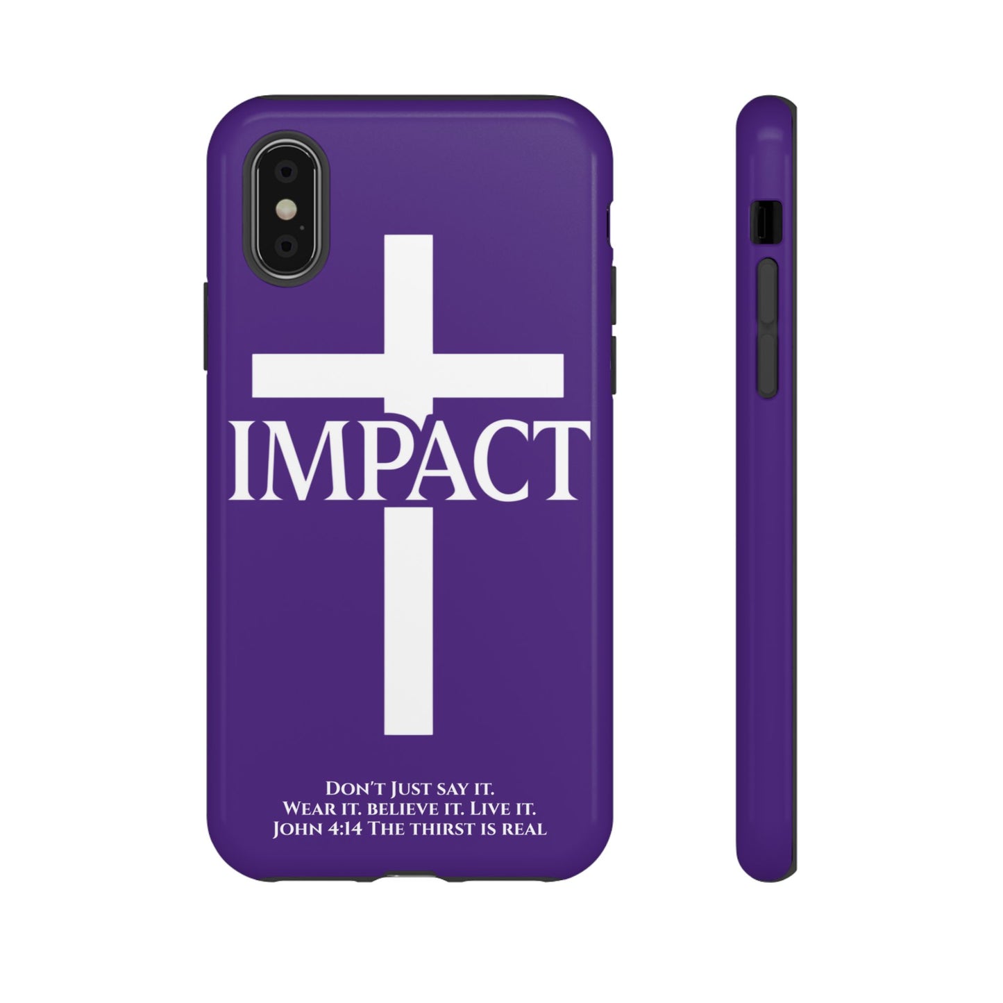Impact Purple - Tough iPhone Case