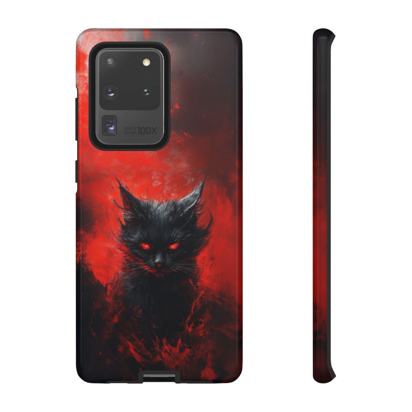 Fire Demon Black Cat - Tough Samsung Galaxy Case