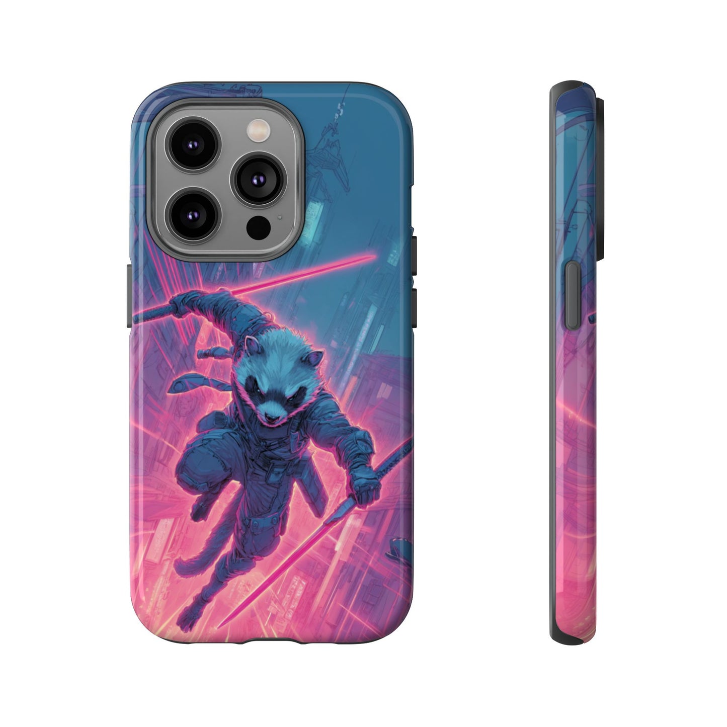 Cyberpunk Ferret - Tough iPhone Case