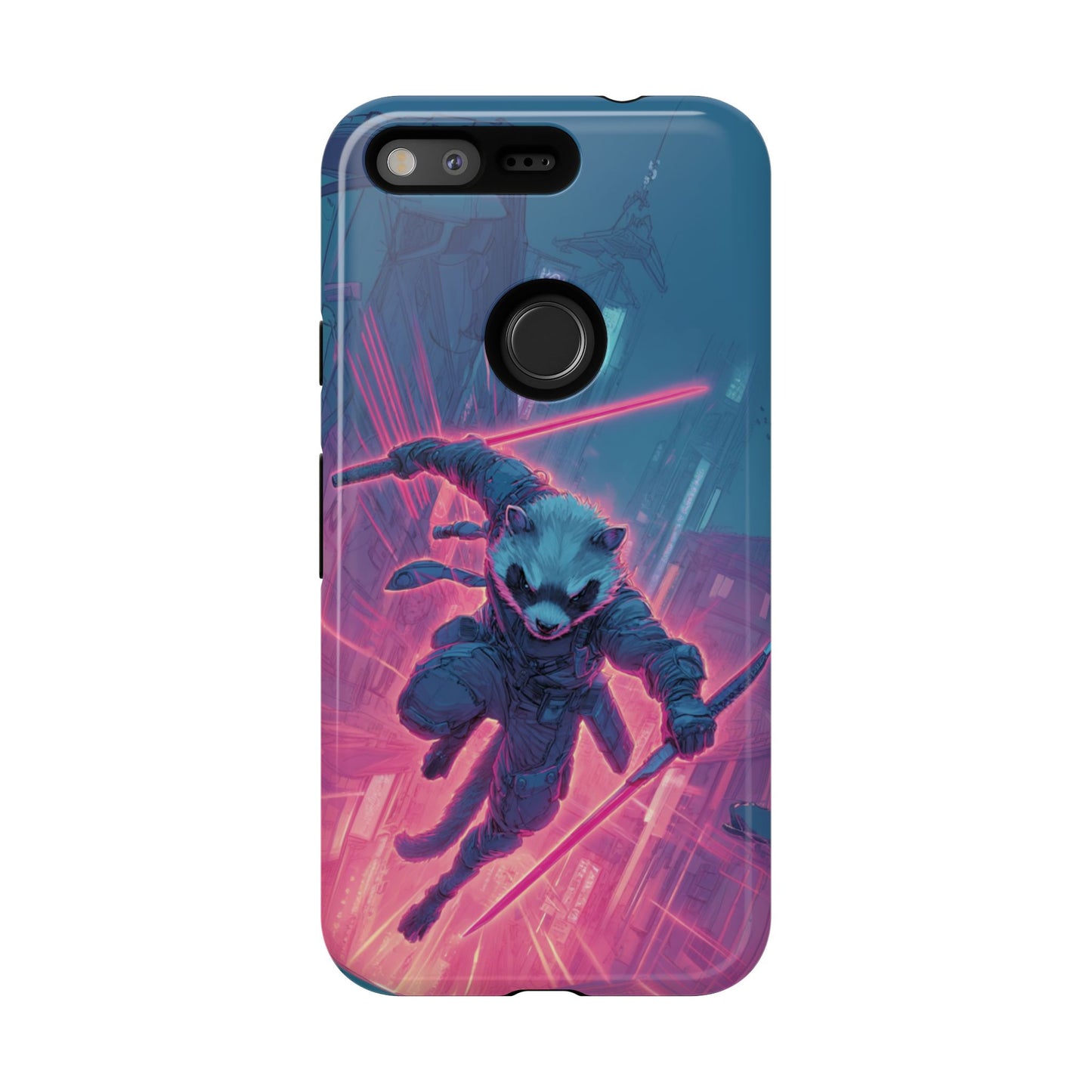 Cyberpunk Ferret - Tough Google Pixel Case