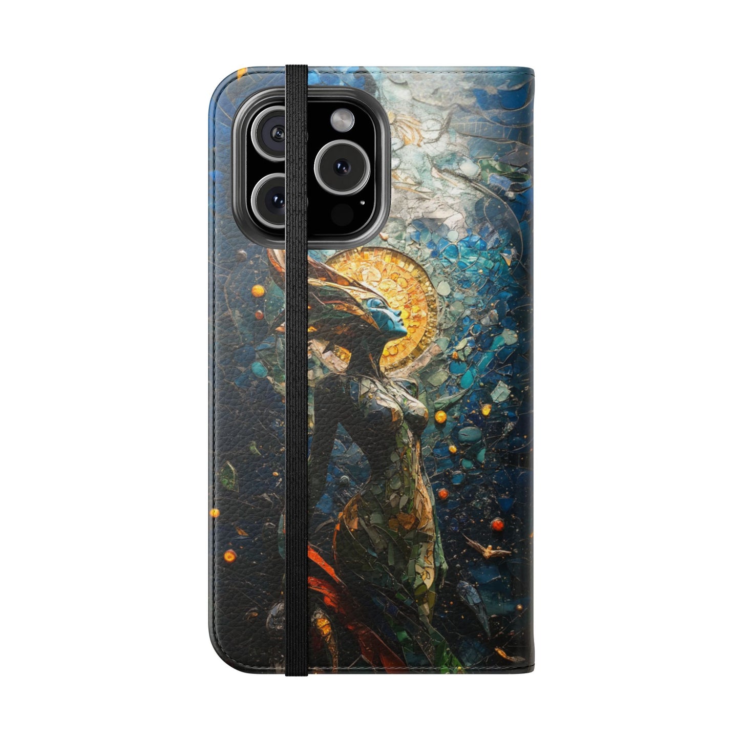 Stained Glass Goddess - Wallet Flip Case