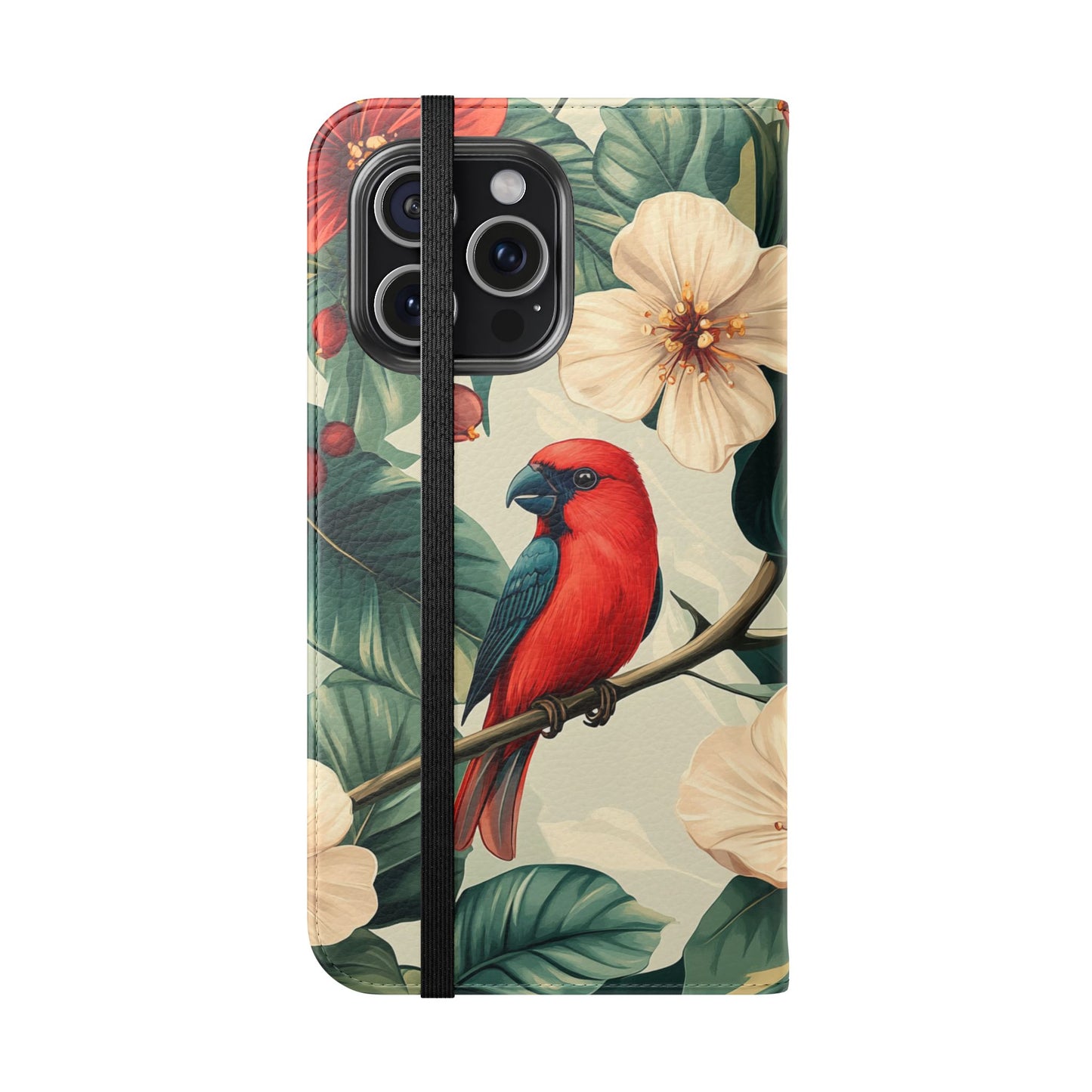 Scarlet Songbird - Wallet Flip Case