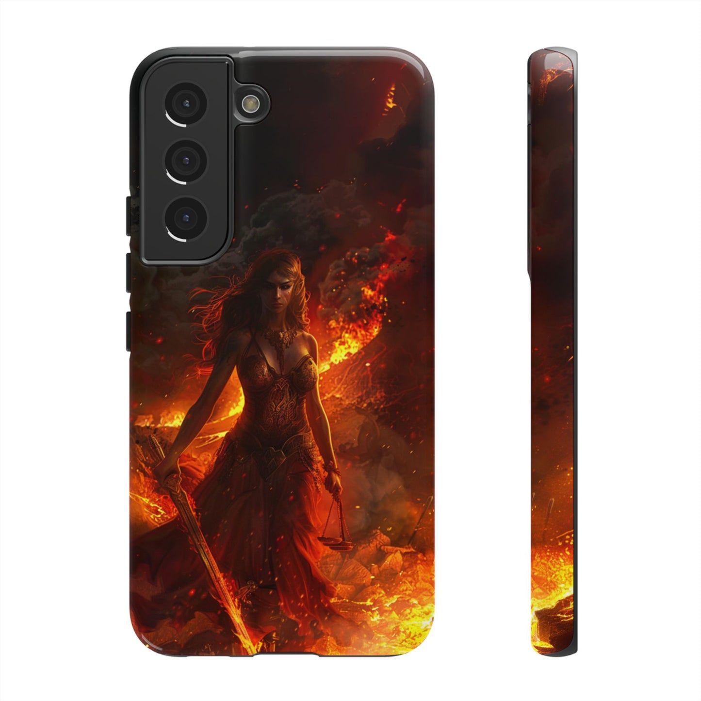 Fiery Goddess Nemesis Phone Case - iPhone, Google Pixel, Samsung Galaxy