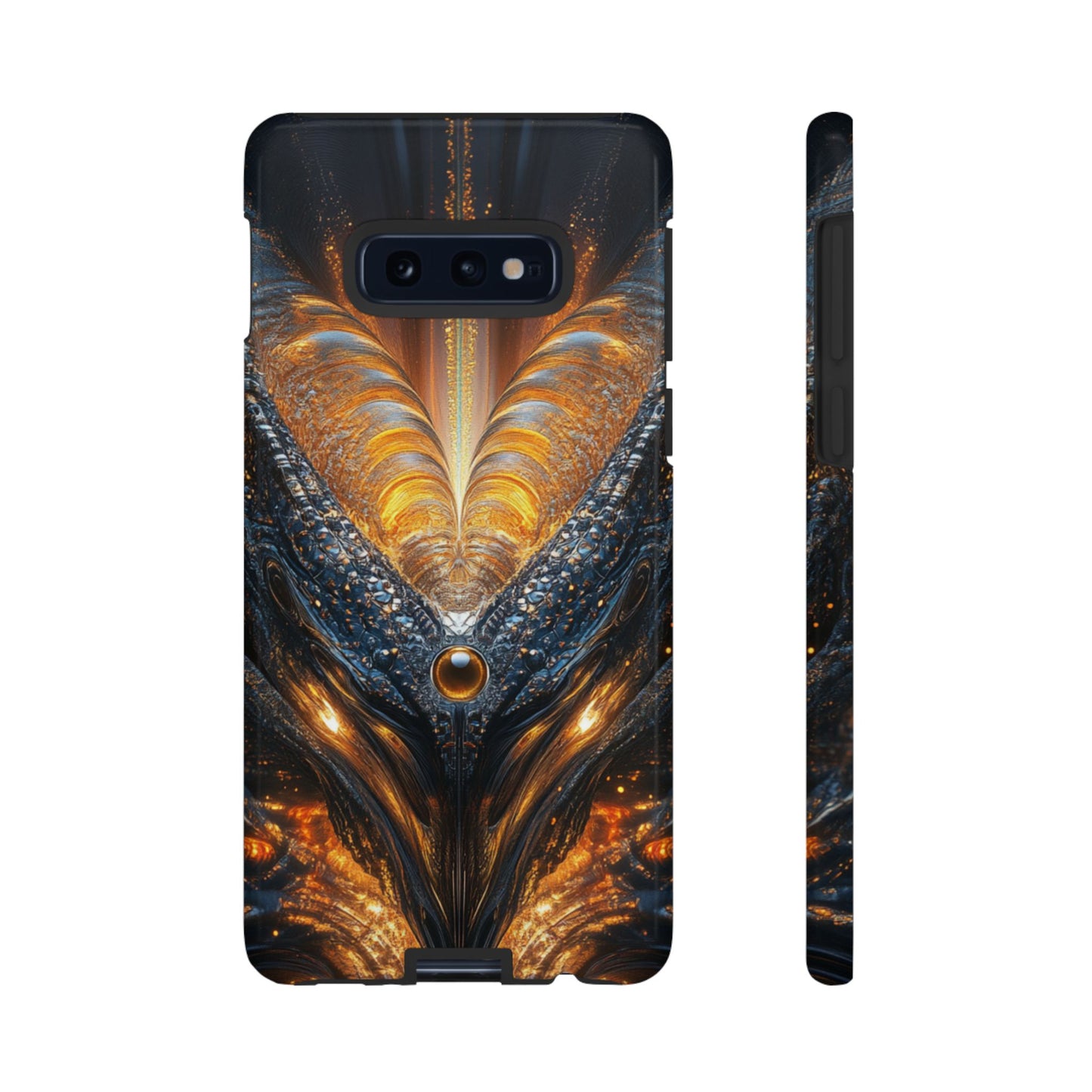 Obsidian Flare Fractal – Tough Samsung Galaxy Case