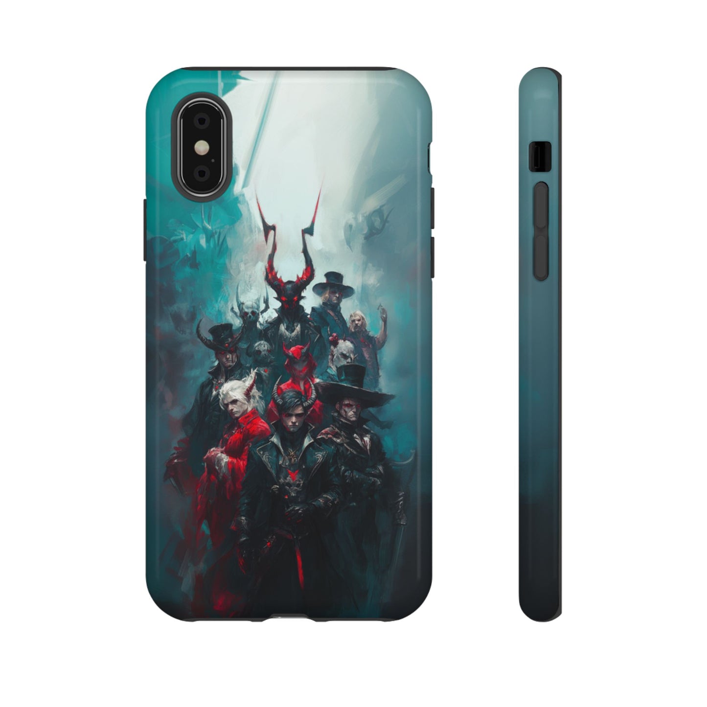 Dark Fantasy Demon Hunters - Tough iPhone Case