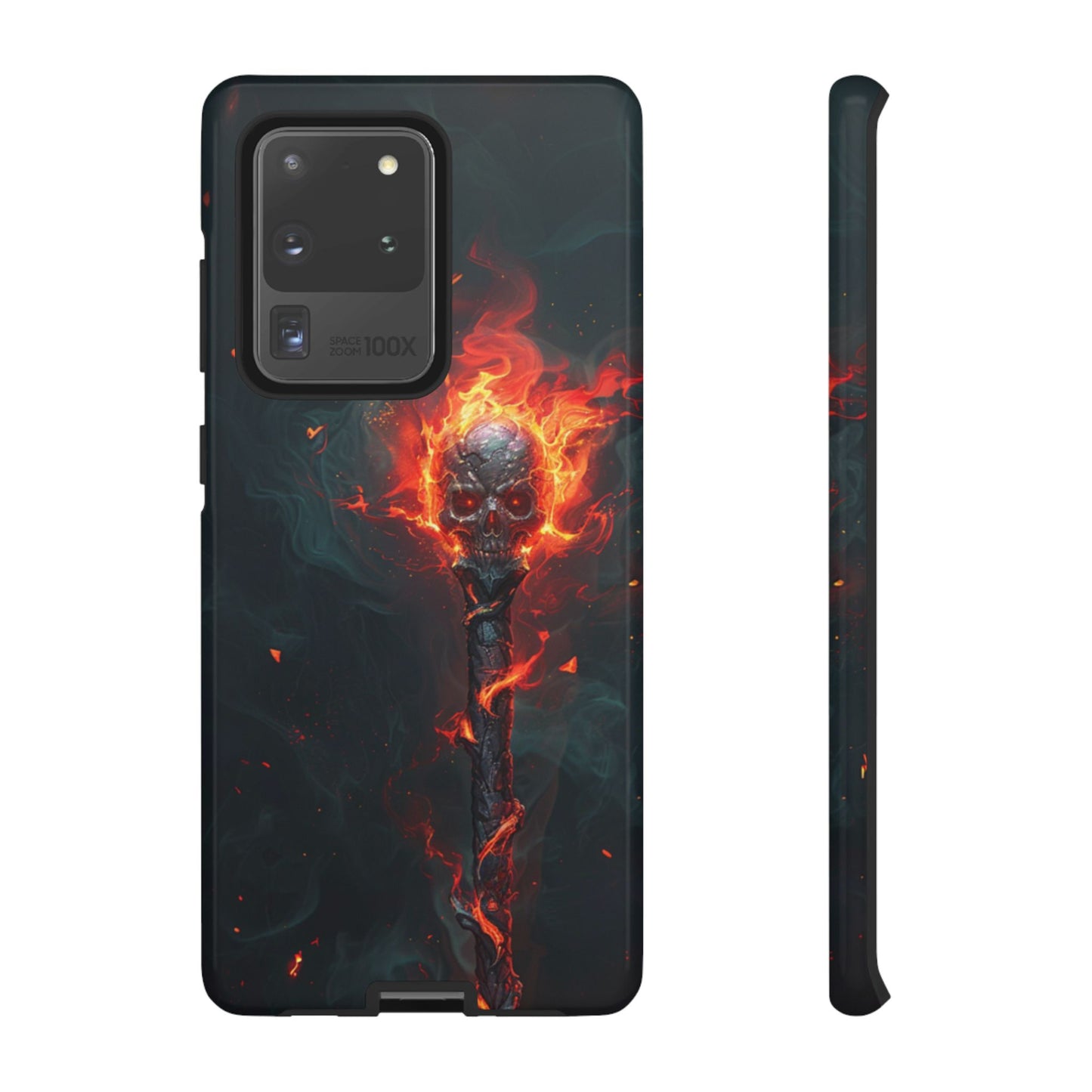 Inferno Skull Staff - Tough Samsung Galaxy Case