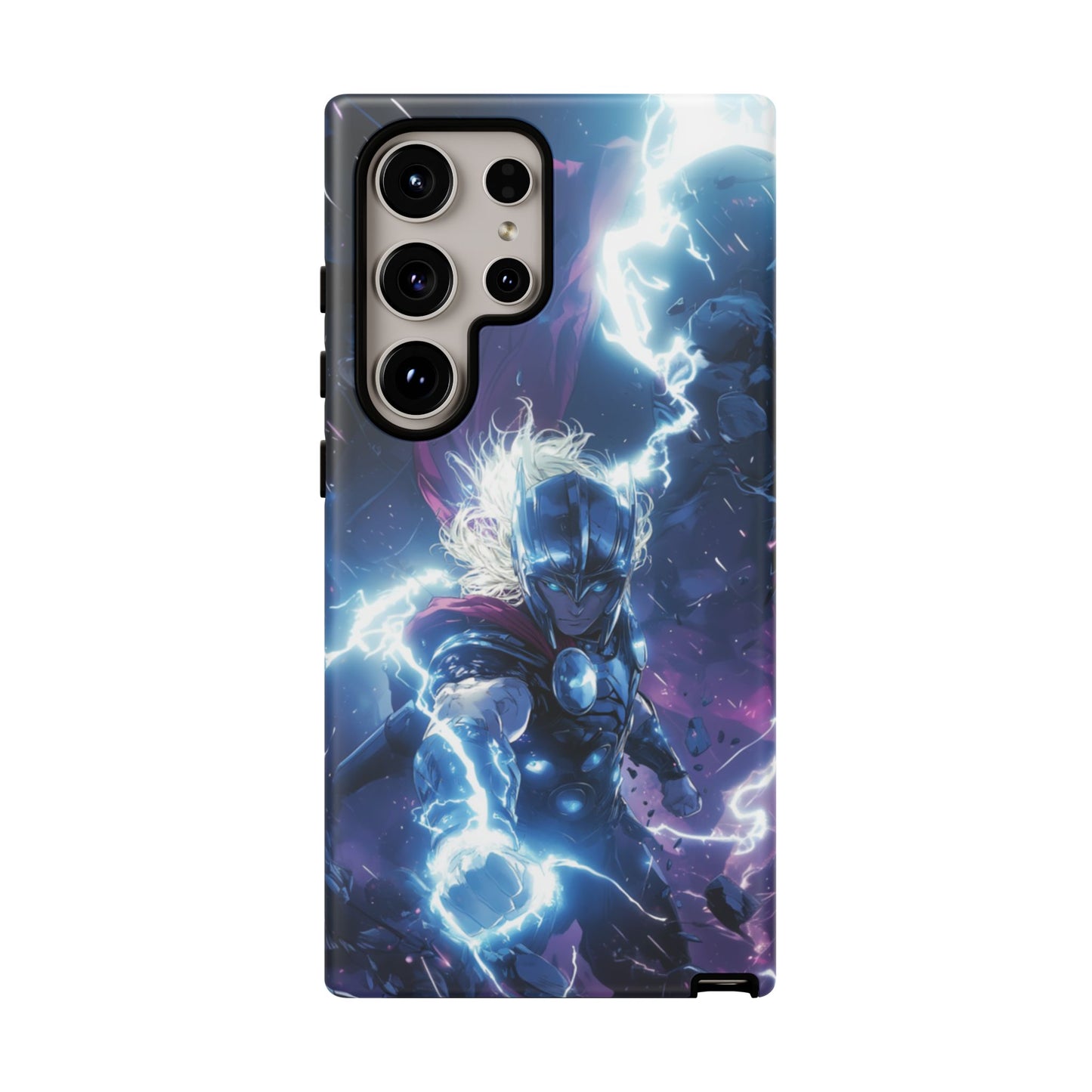 Lightning Fury: Thor Anime Action Phone Case - iPhone, Google Pixel, Samsung