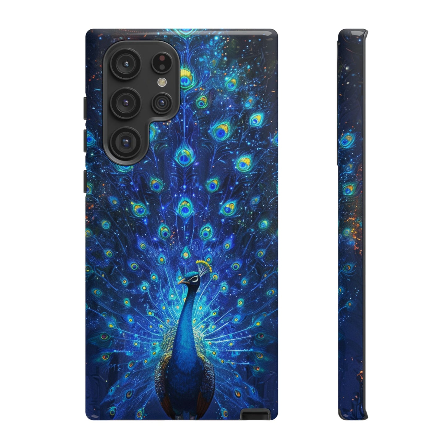 Starlit Peacock Majesty – Tough Samsung Galaxy Case