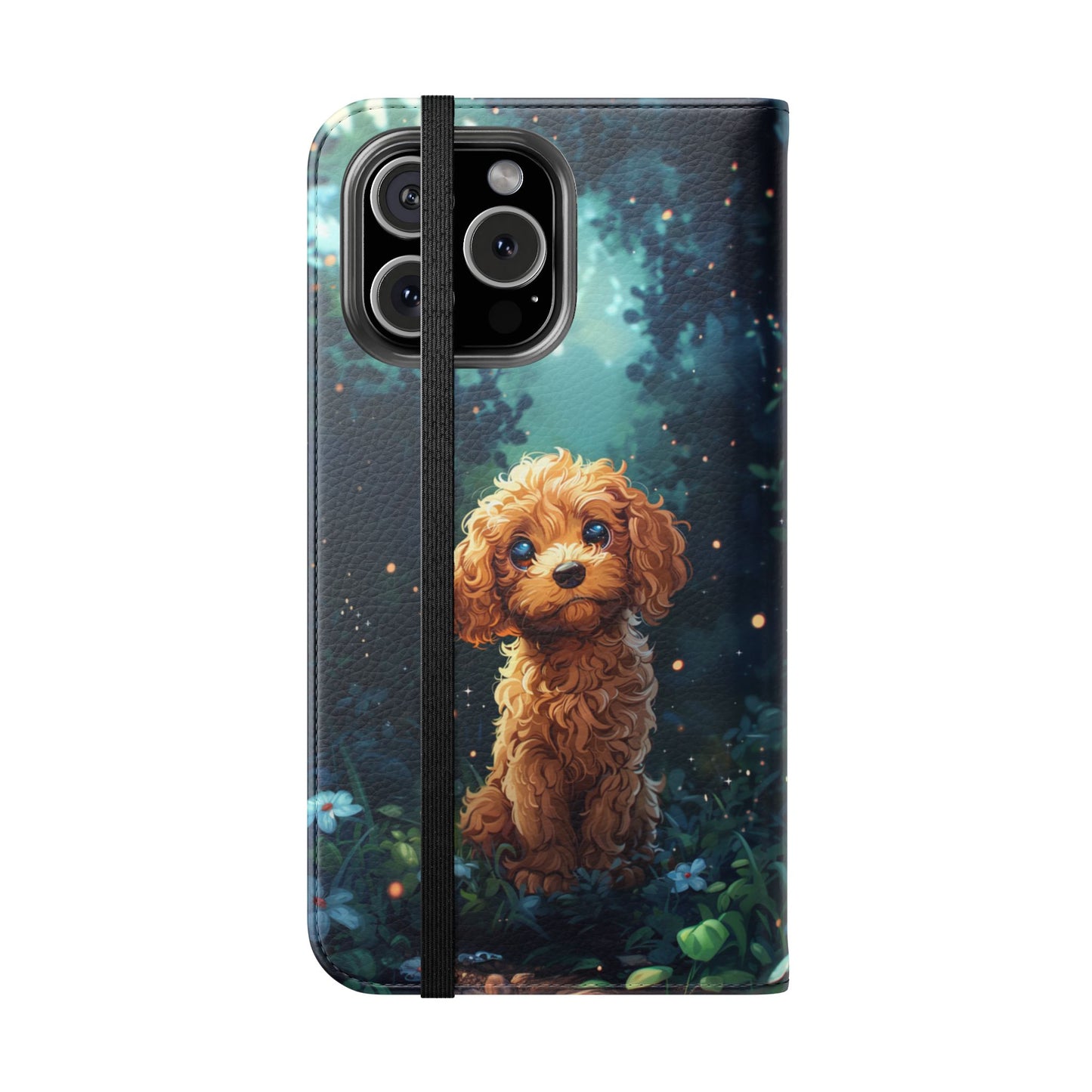 Forest Poodle - Wallet Flip Case