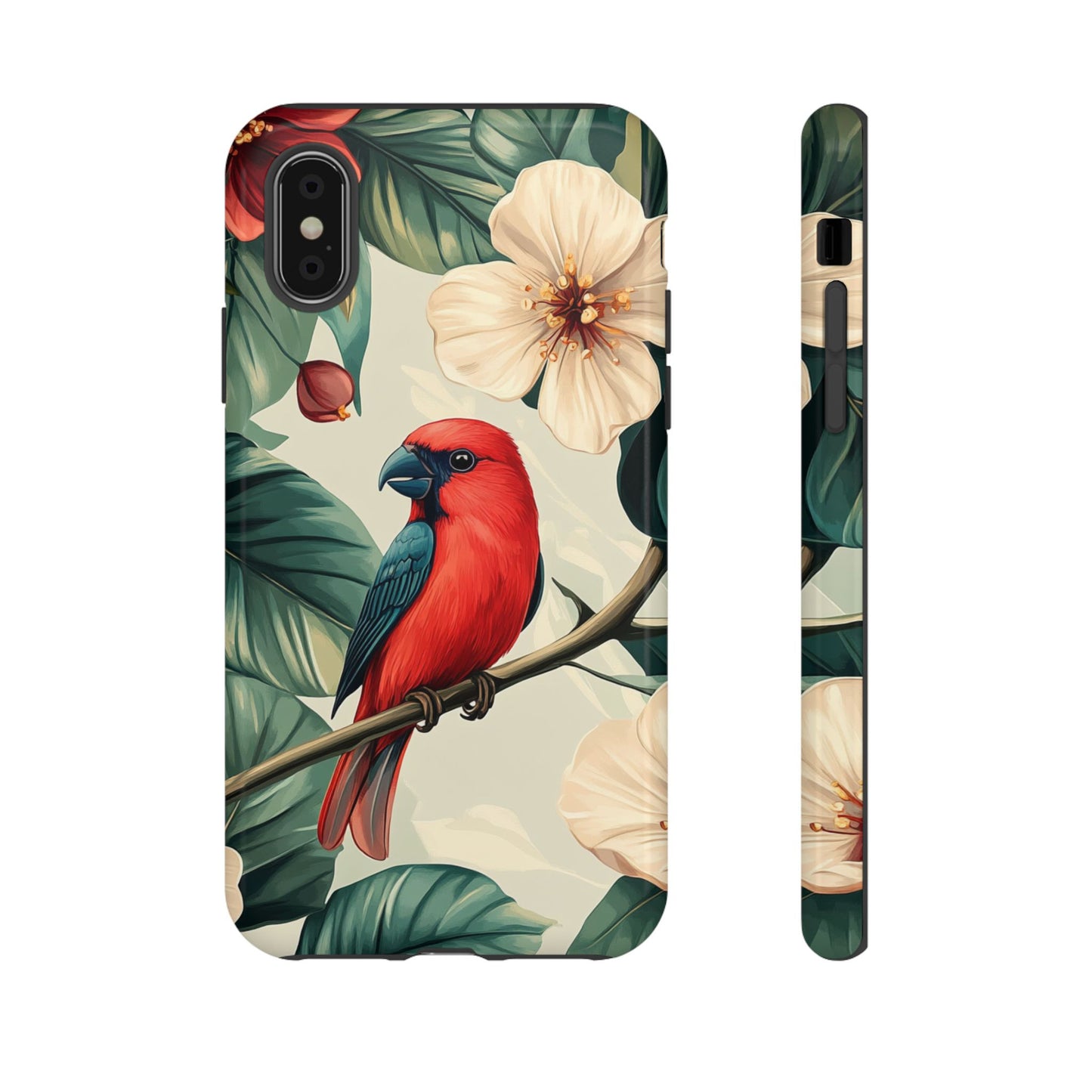 Scarlet Songbird - Tough iPhone Case