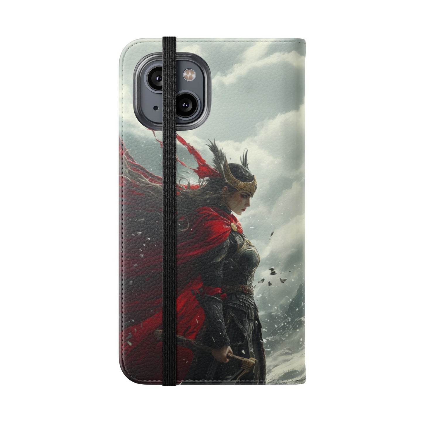 Freya Crimson Valkyrie - Wallet Flip Case