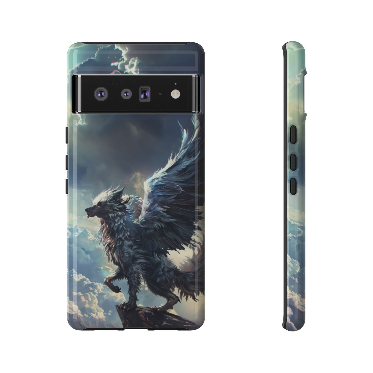 Winged Wolf Protector - iPhone, Google Pixel, Samsung Galaxy