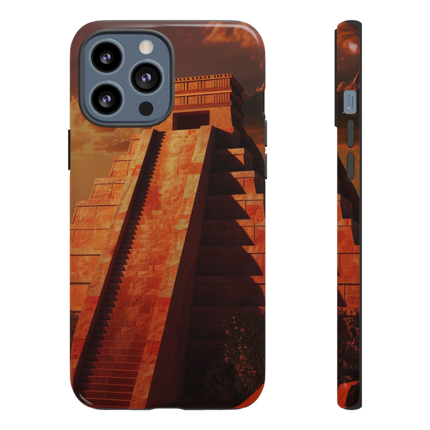 Mayan Pyramid Twilight Phone Case – iPhone, Google Pixel, Samsung Galaxy