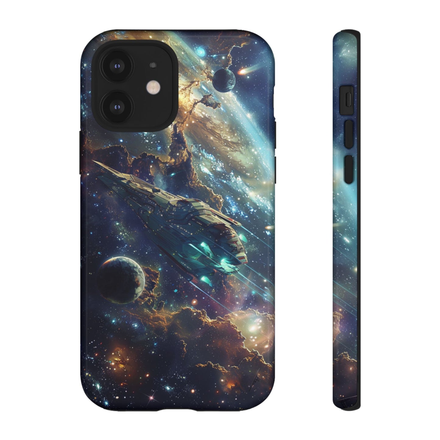 Galactic Voyage: Futuristic Spaceship - iPhone, Google Pixel, Samsung Galaxy