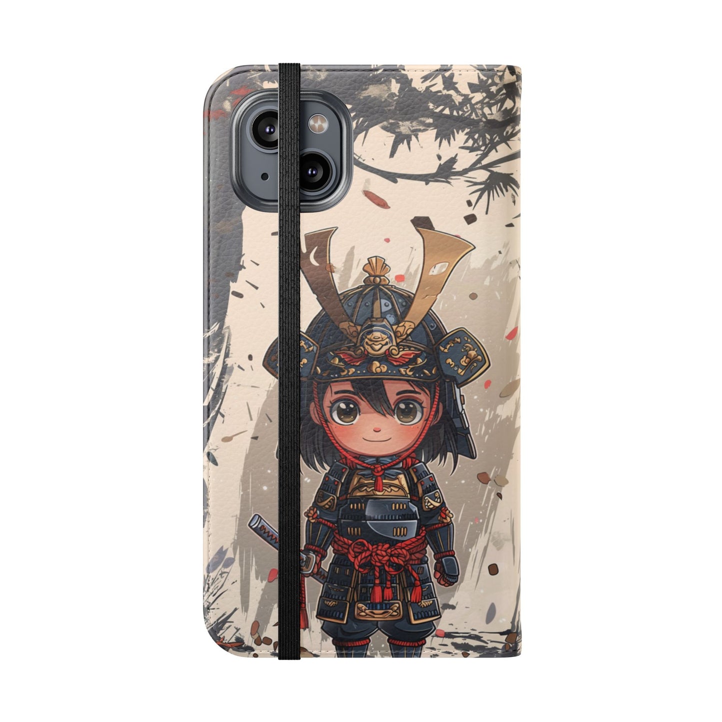 Chibi Samurai - Wallet Flip Case