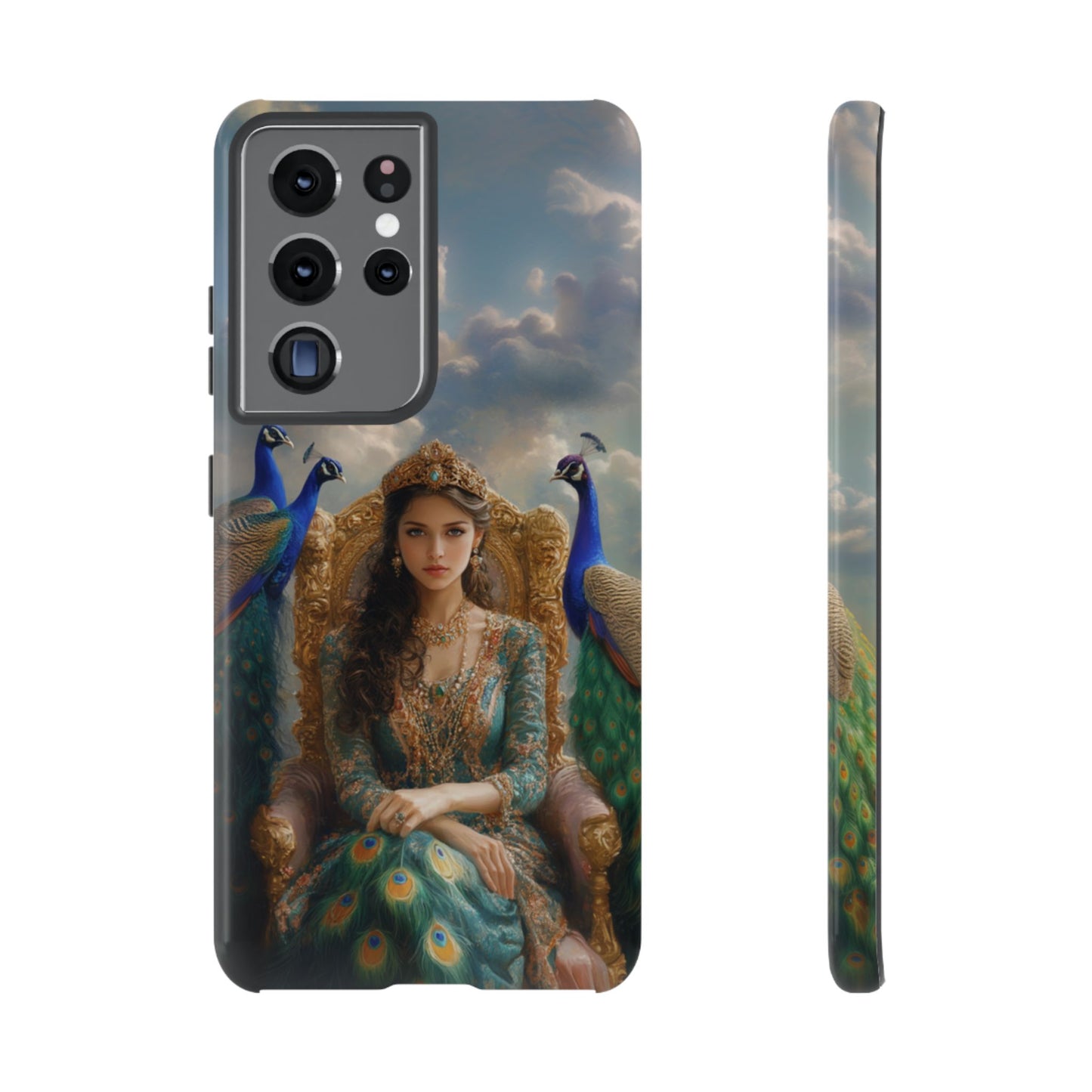 Hera Peacock Empress Golden Throne - Tough Samsung Galaxy Case