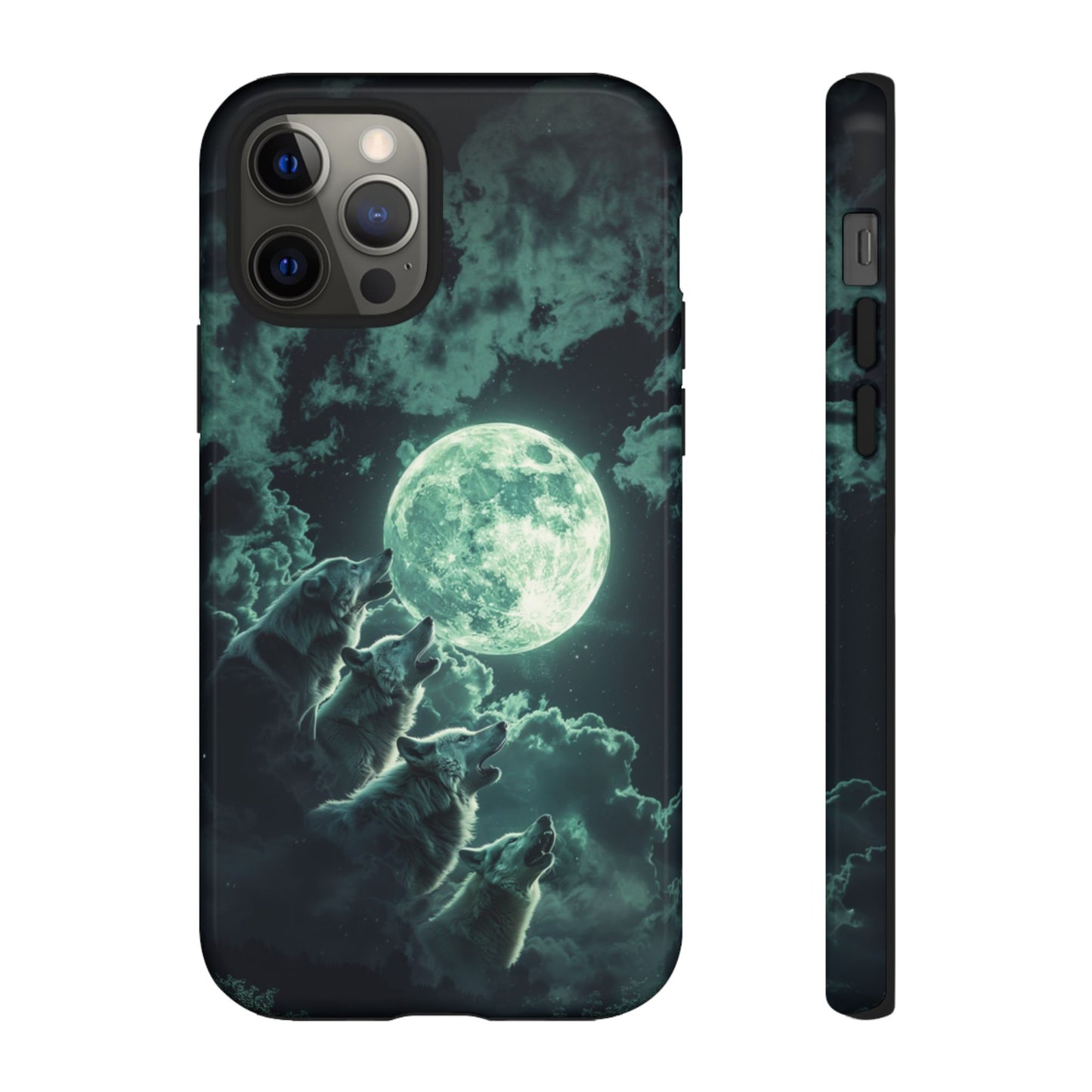 Moonlit Wolf Chorus - Tough iPhone Case