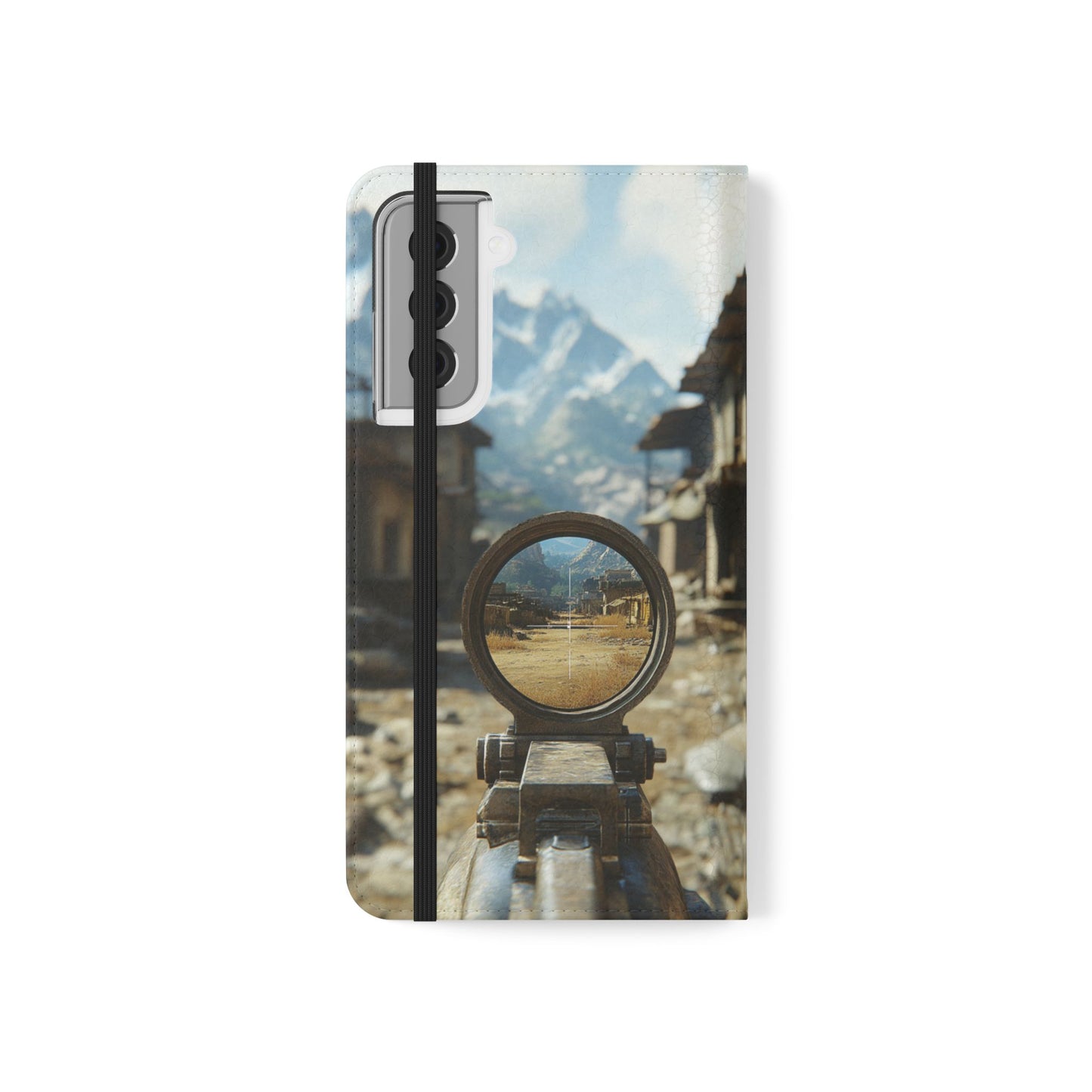Desert Sniper Focus - Wallet Flip Case