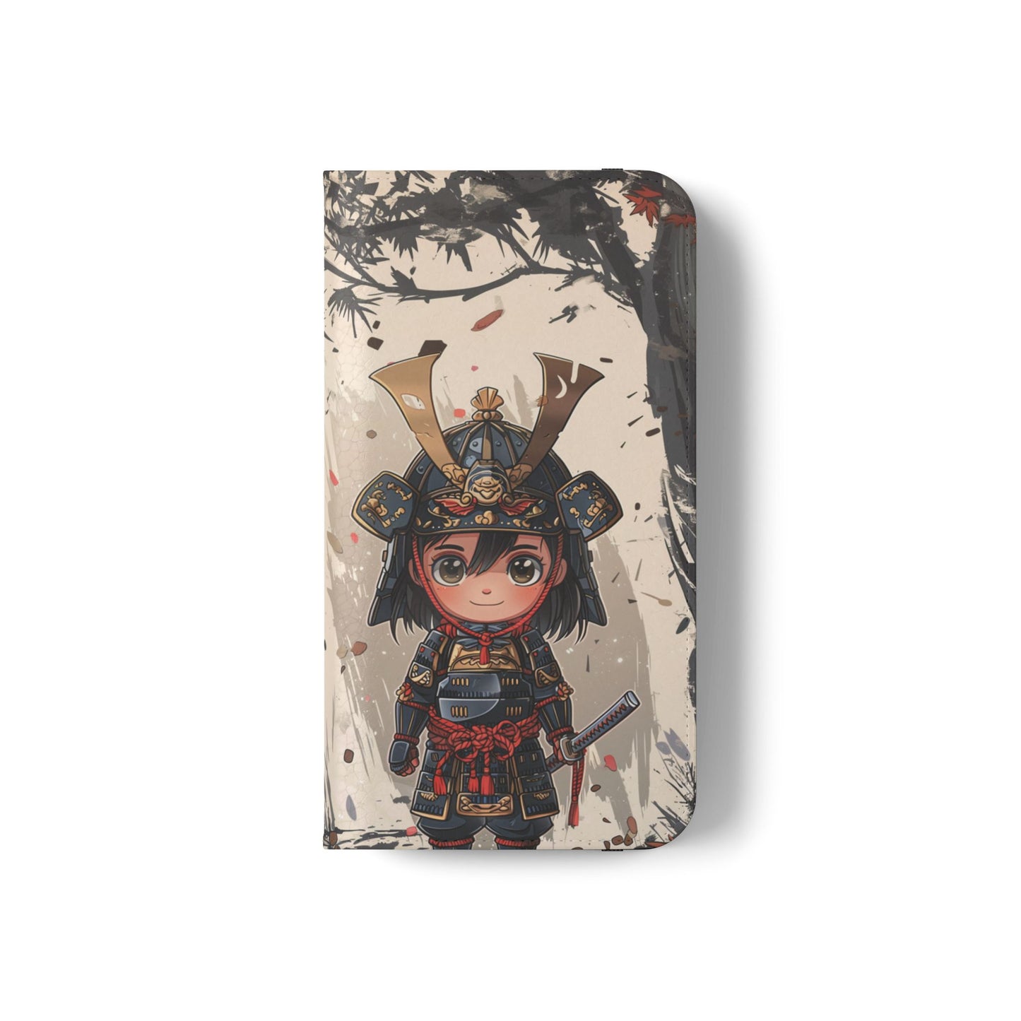 Chibi Samurai - Wallet Flip Case