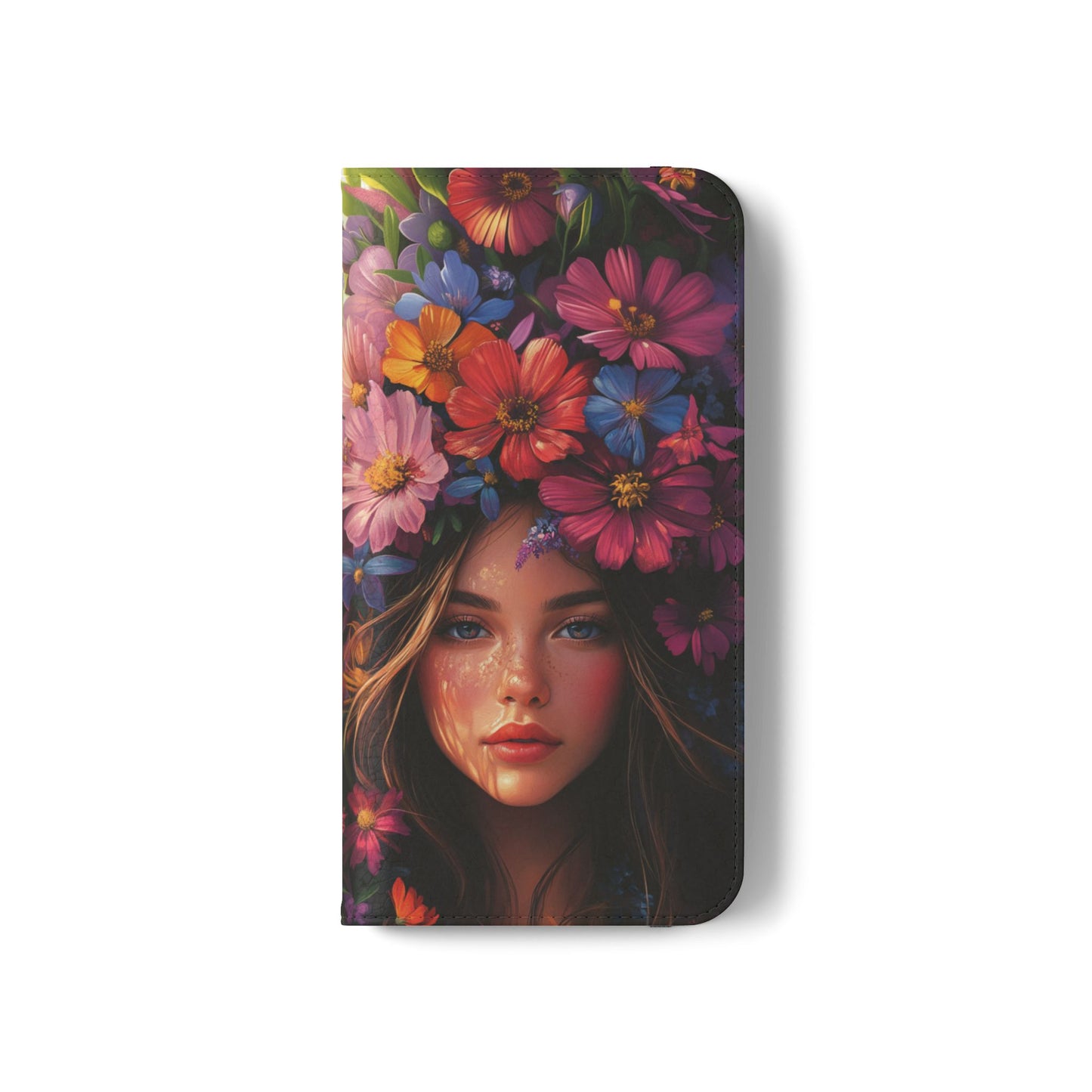 Floral Crown Muse - Wallet Flip Case