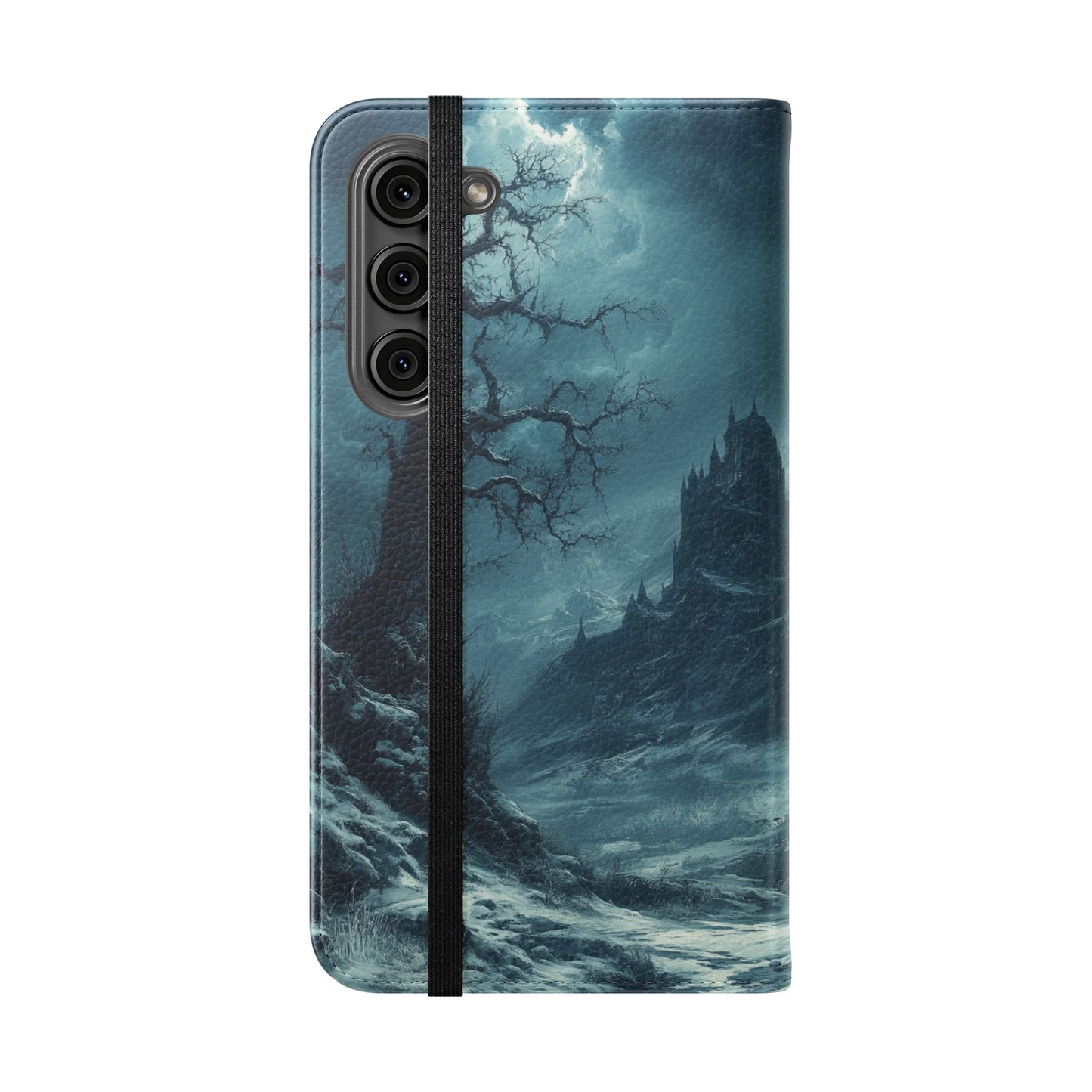 Stormy Castle - Wallet Flip Case