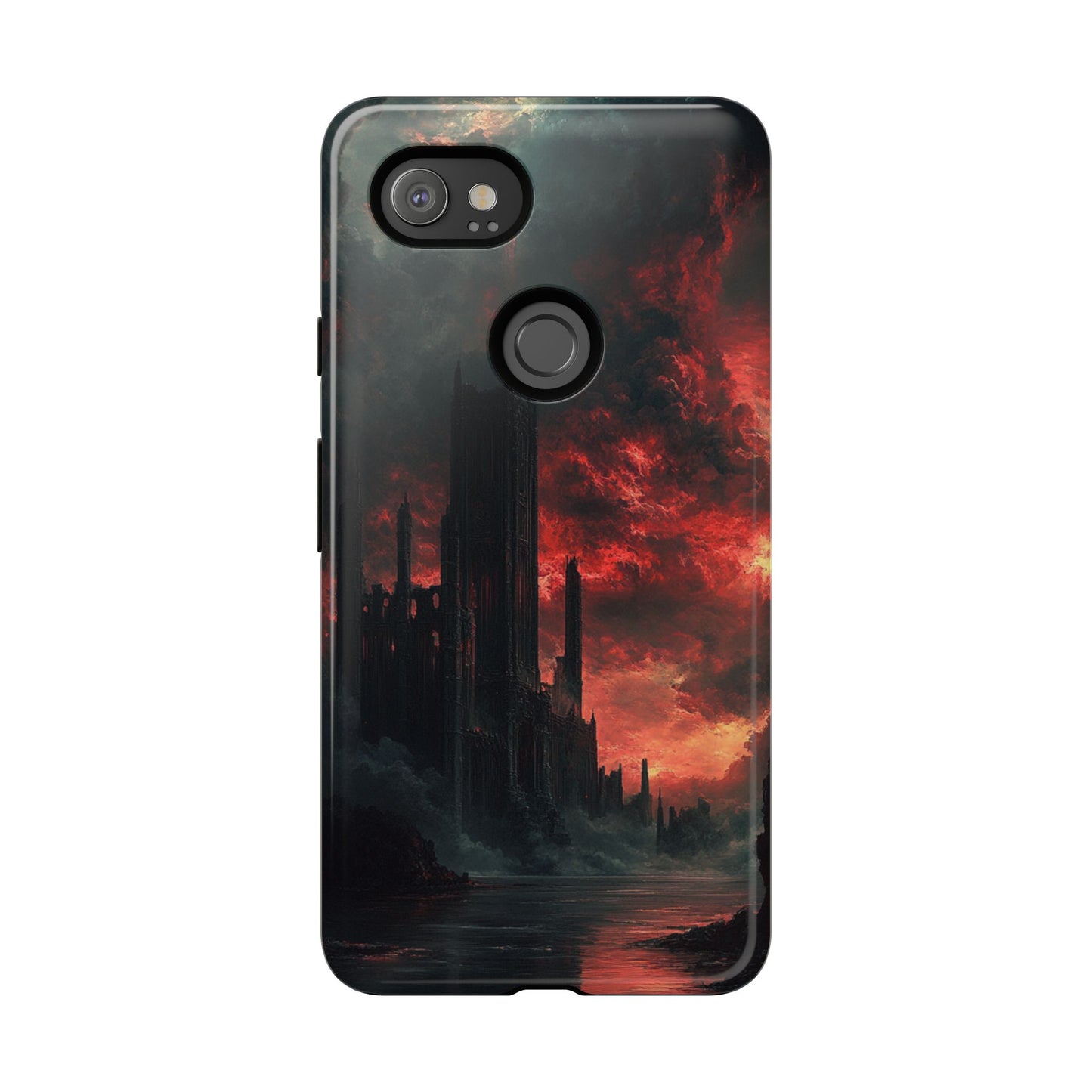 Crimson Dread Citadel – Tough Google Pixel Case