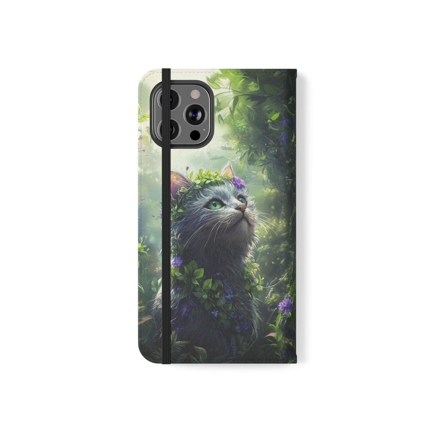 Forest Spirit Cat - Wallet Flip Case