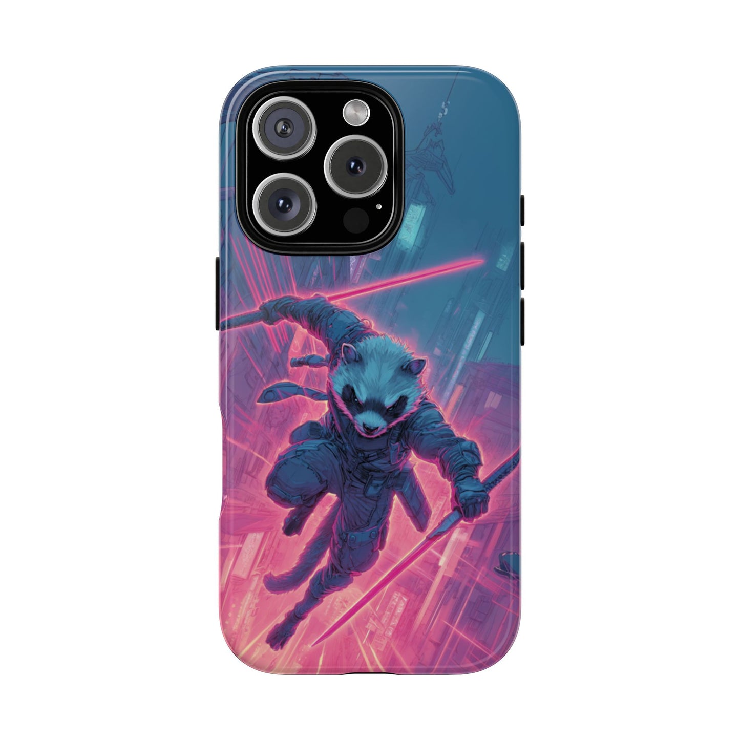 Cyberpunk Ferret - Tough iPhone Case