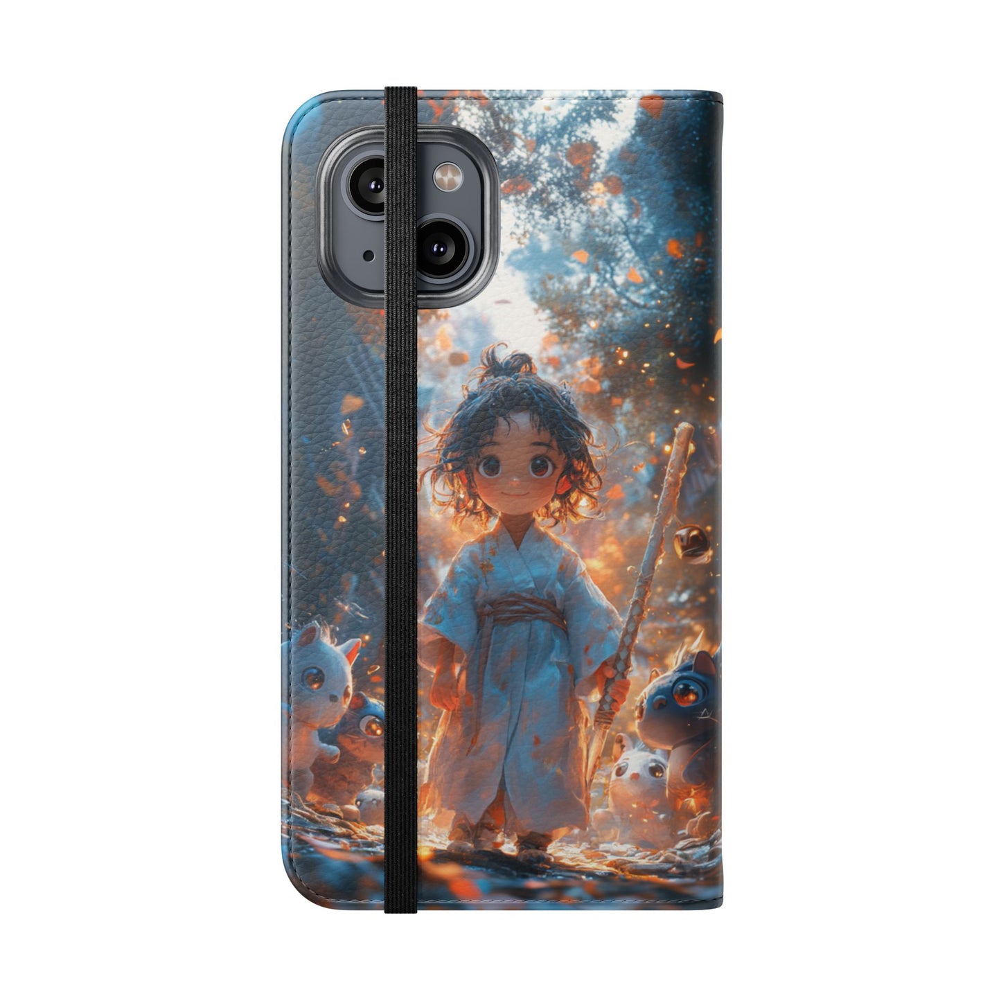 Forest Spirit Child - Wallet Flip Case