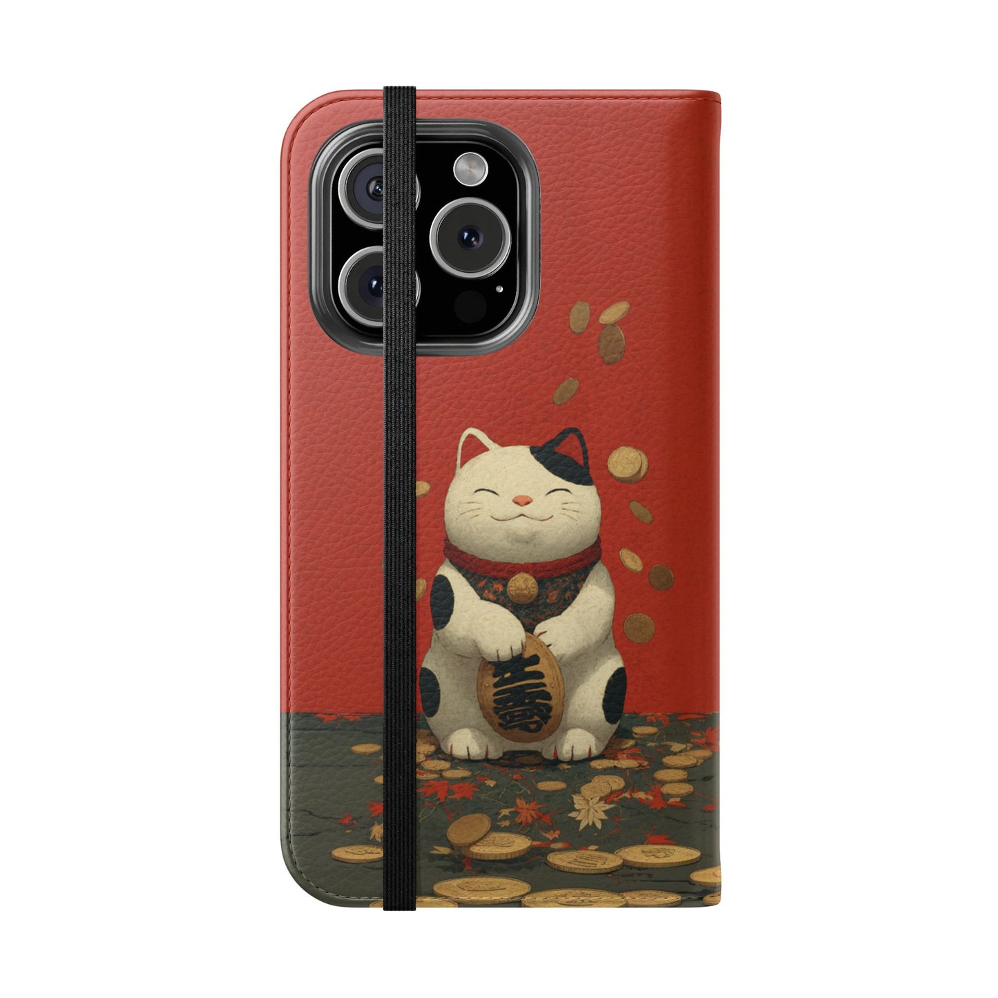 Lucky Cat - Wallet Flip Case