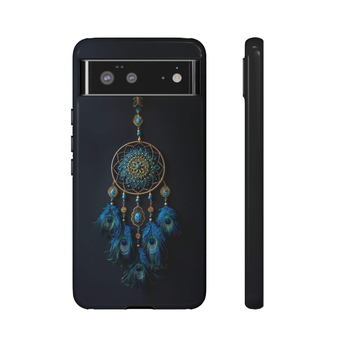 Peacock Feather Dreamcatcher - Tough Google Pixel Case