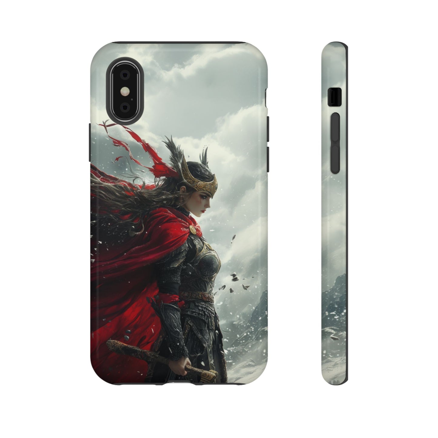 Freya Crimson Valkyrie - Tough iPhone Case