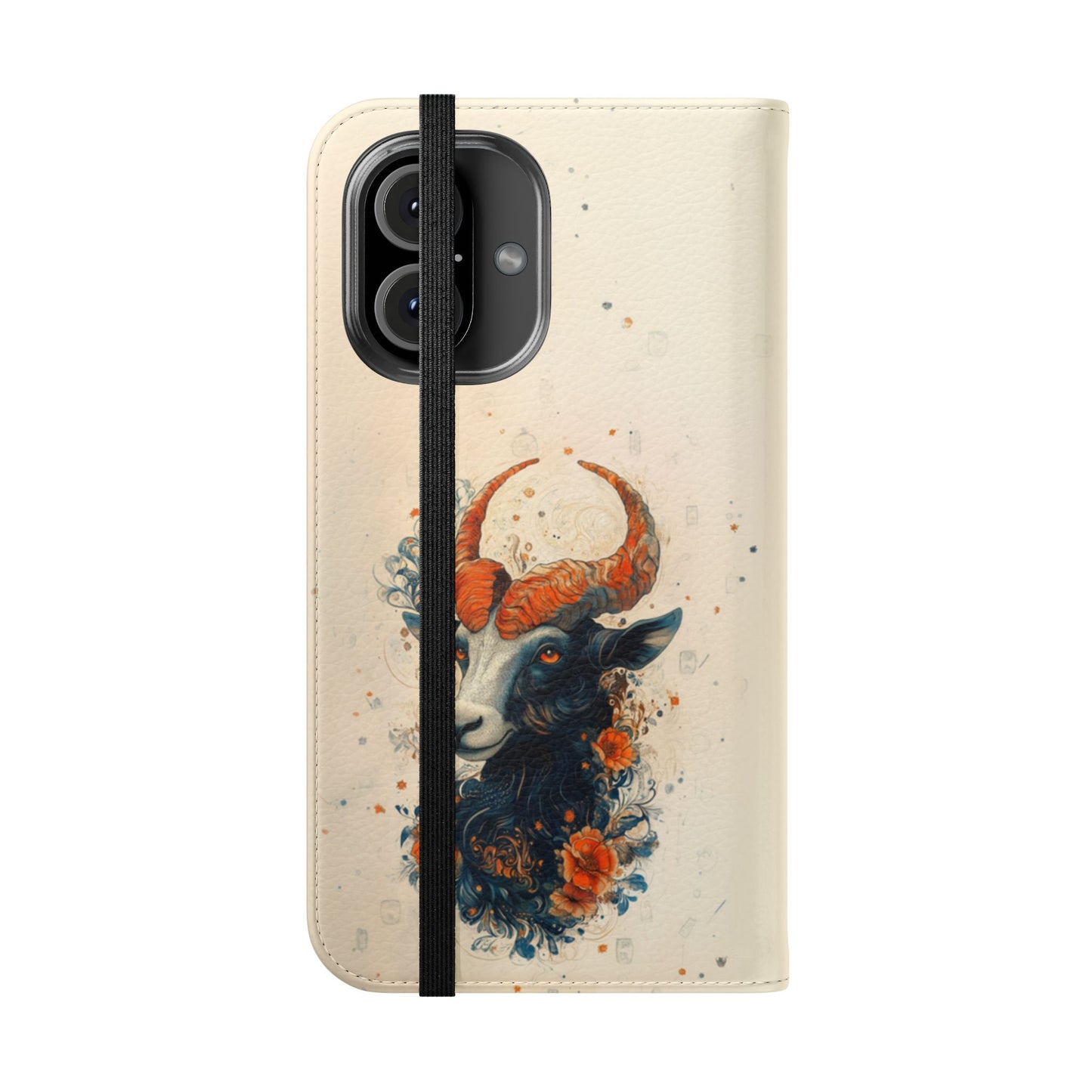 Capricorn Celestial Goat - Wallet Flip Case