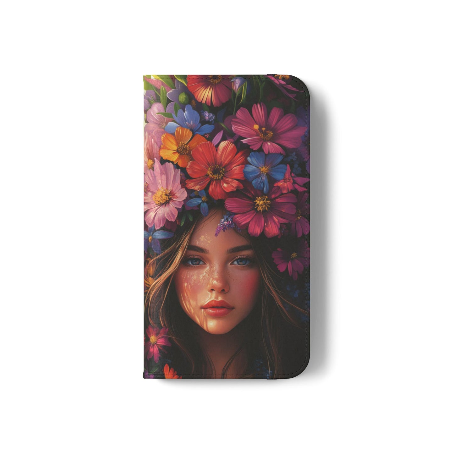 Floral Crown Muse - Wallet Flip Case